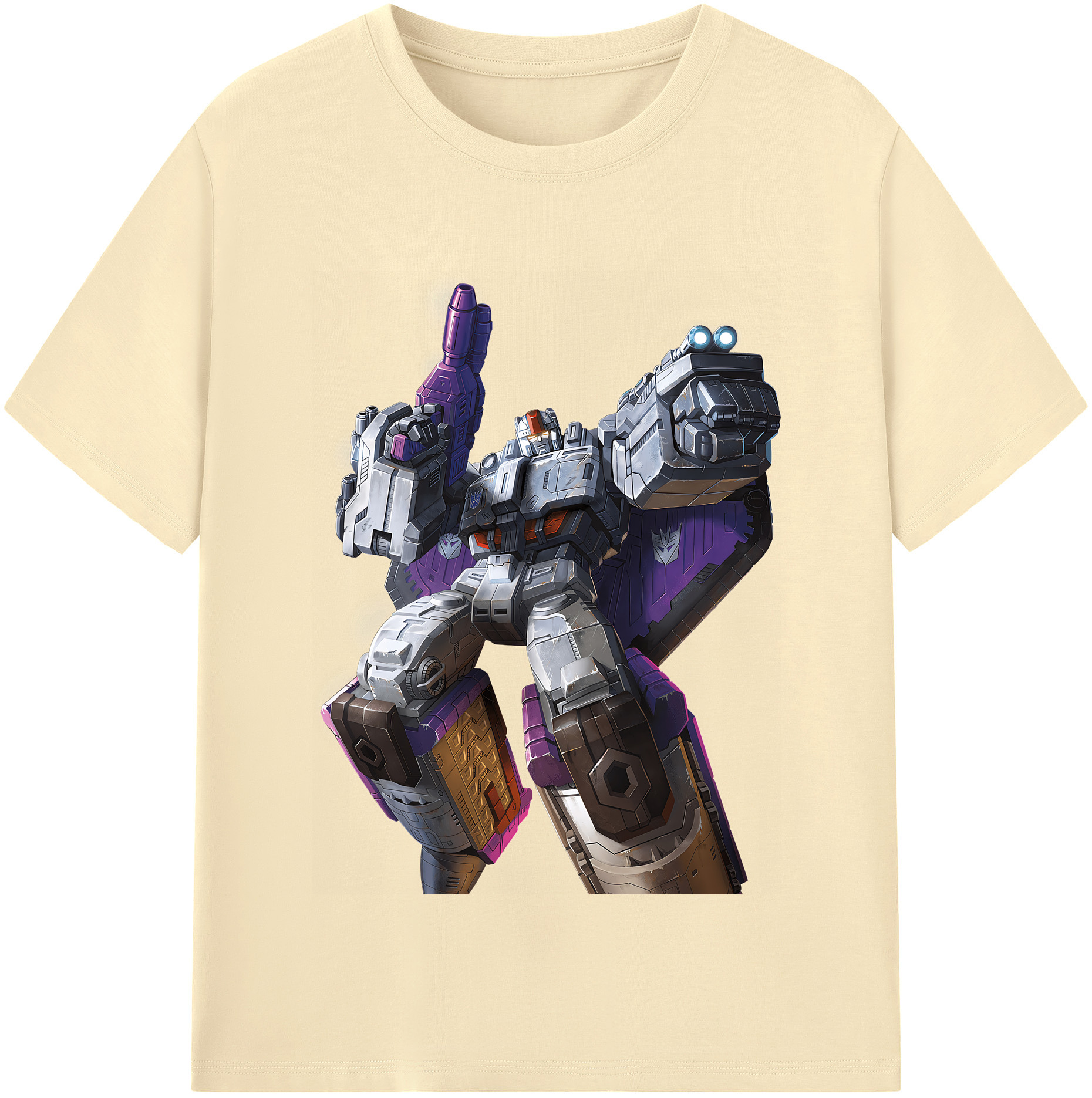 （画像用） Transformers トランスフォーマー 綿100％半袖Tシャツ（フロントプリント）