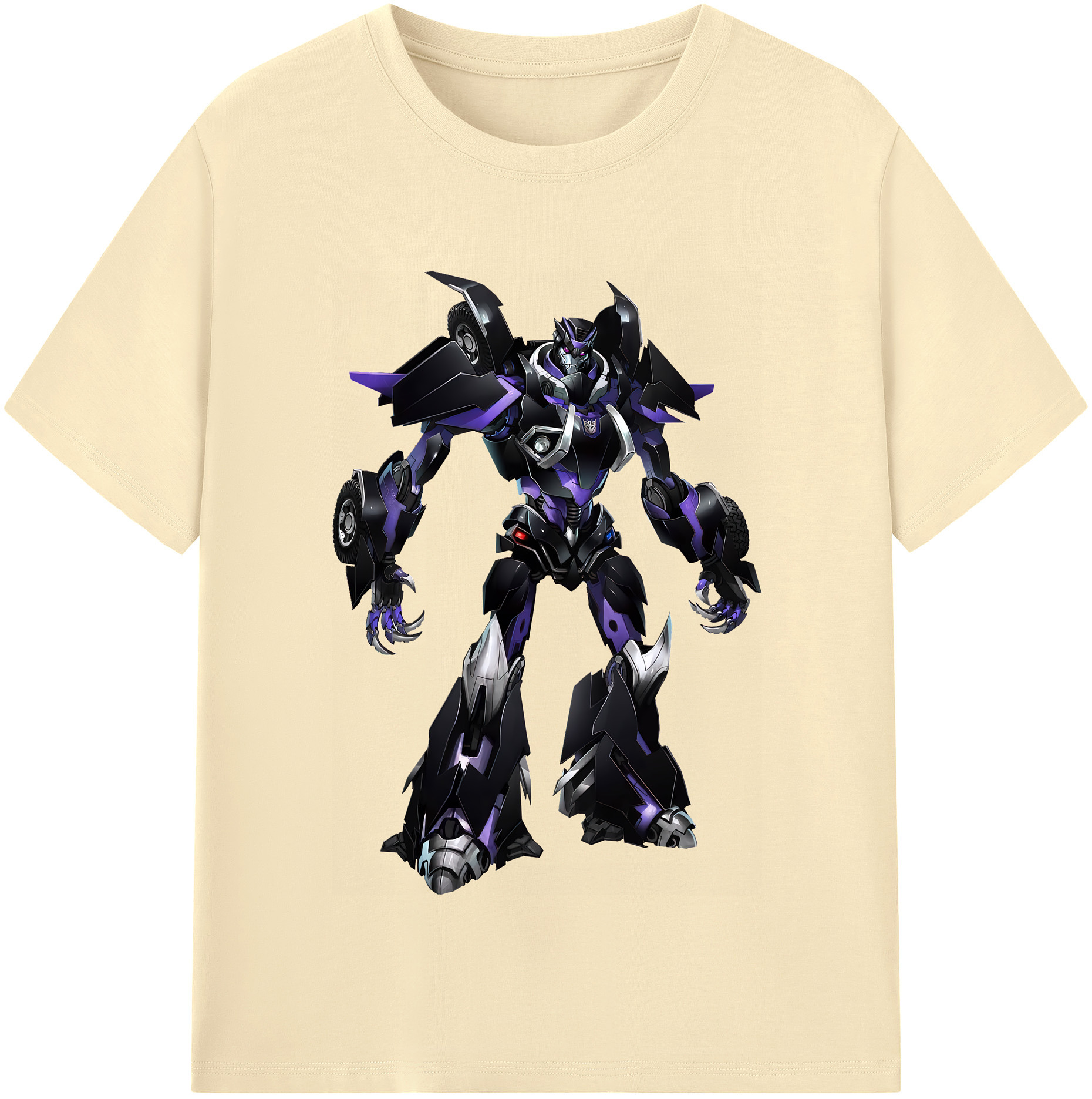 （画像用） Transformers トランスフォーマー 綿100％半袖Tシャツ（フロントプリント）