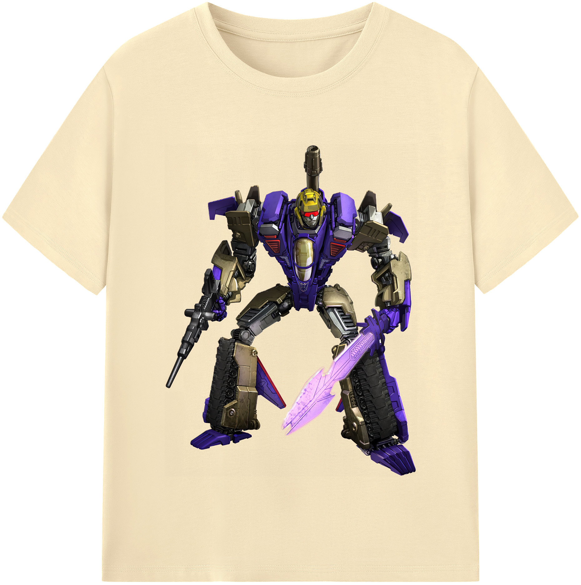 （画像用） Transformers トランスフォーマー 綿100％半袖Tシャツ（フロントプリント）