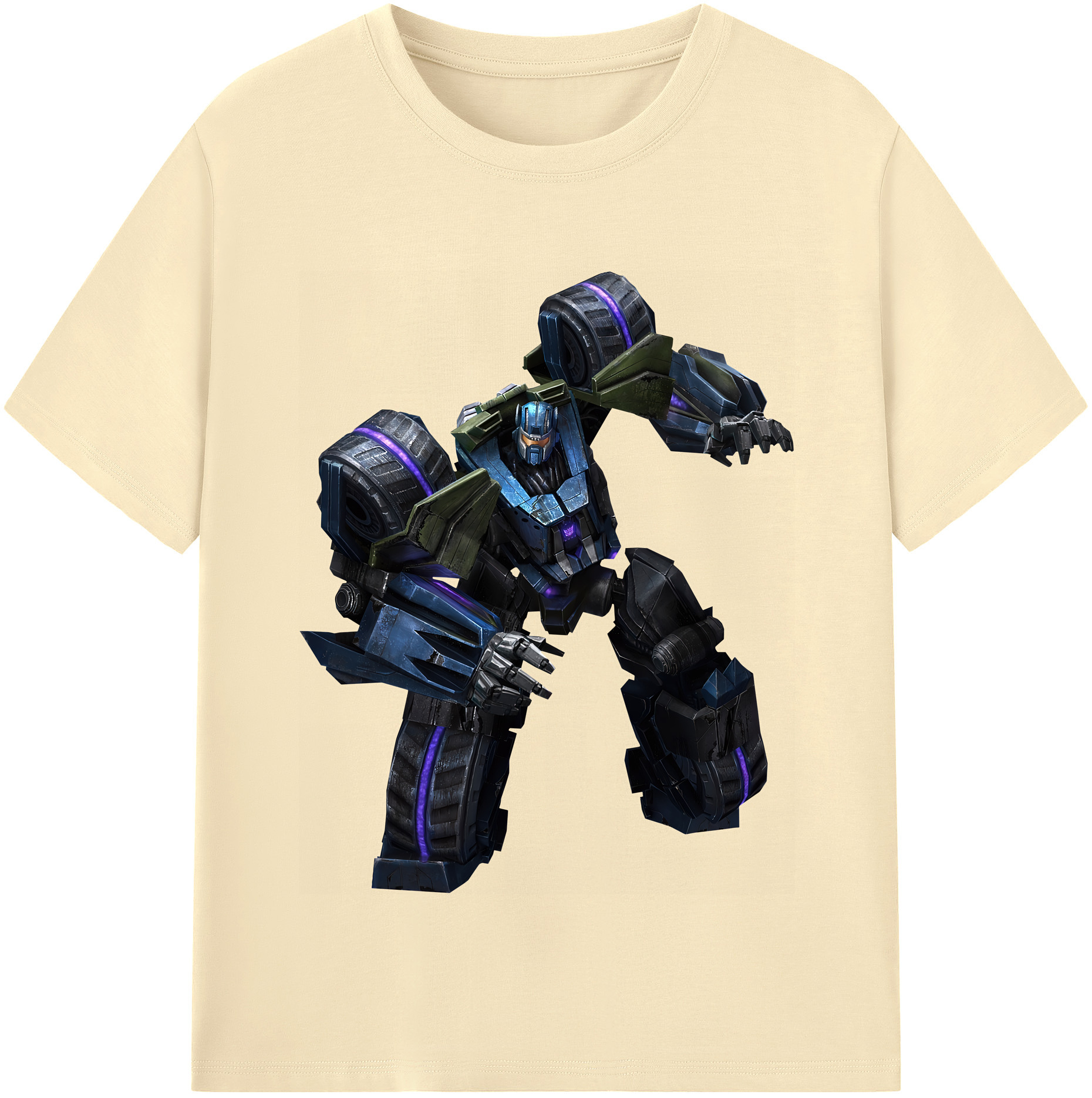 （画像用） Transformers トランスフォーマー 綿100％半袖Tシャツ（フロントプリント）