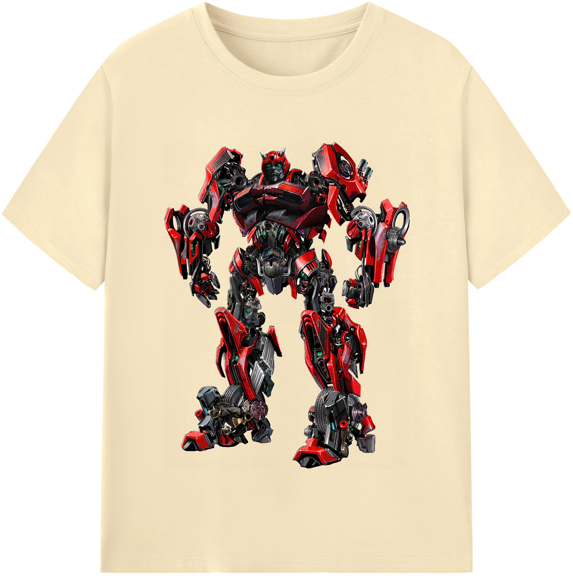 （画像用） Transformers トランスフォーマー 綿100％半袖Tシャツ（フロントプリント）