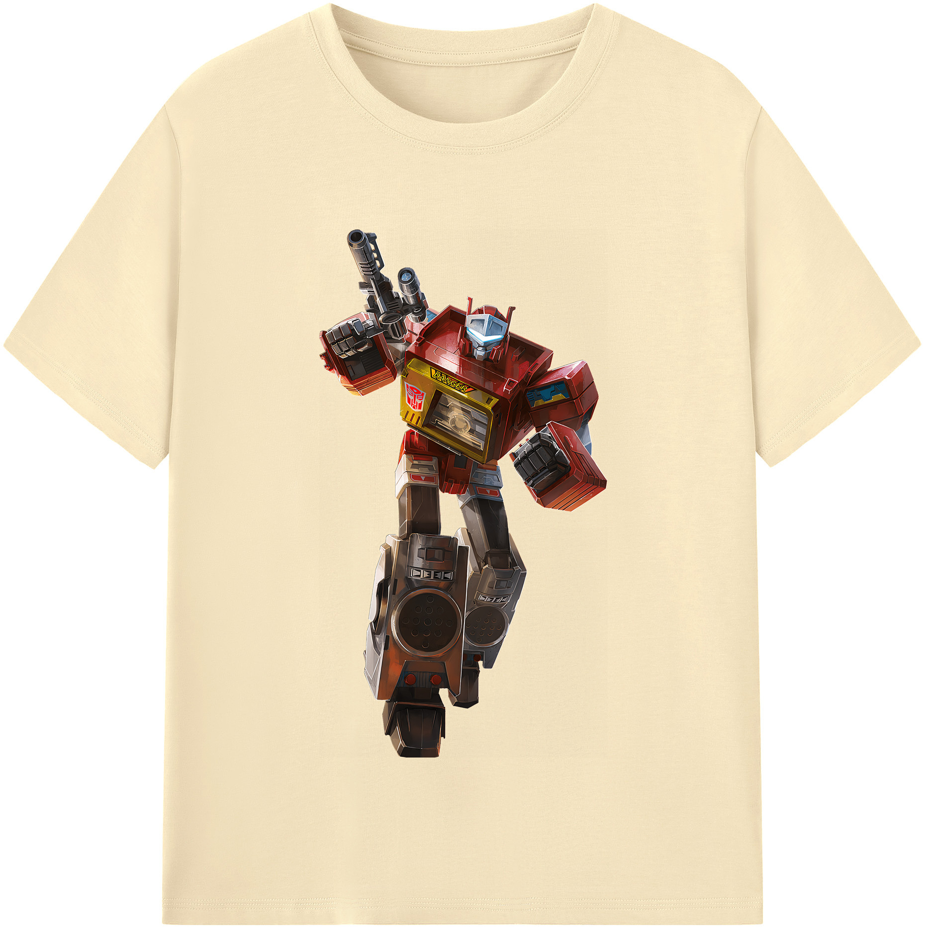 （画像用） Transformers トランスフォーマー 綿100％半袖Tシャツ（フロントプリント）