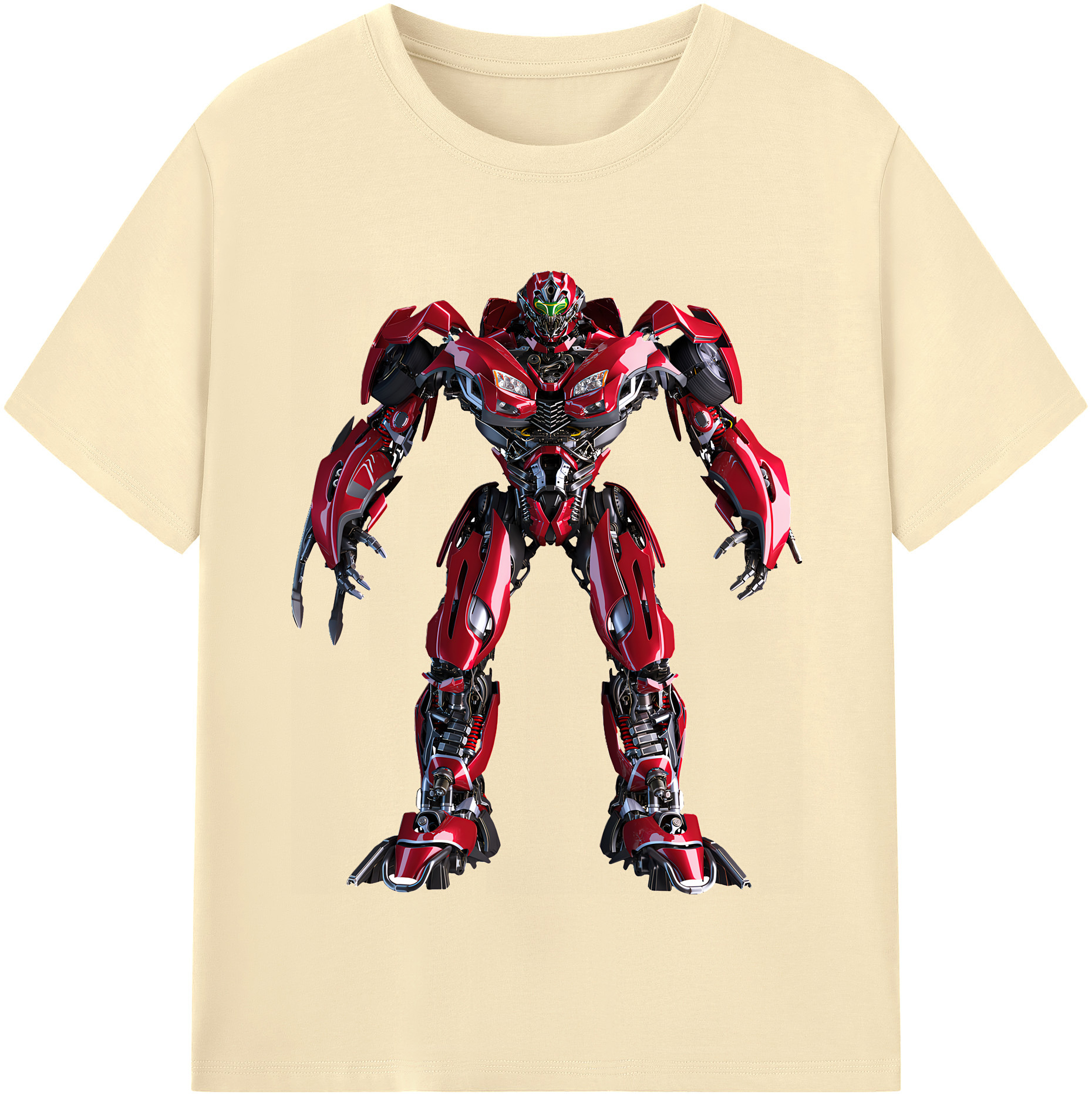 （画像用） Transformers トランスフォーマー 綿100％半袖Tシャツ（フロントプリント）