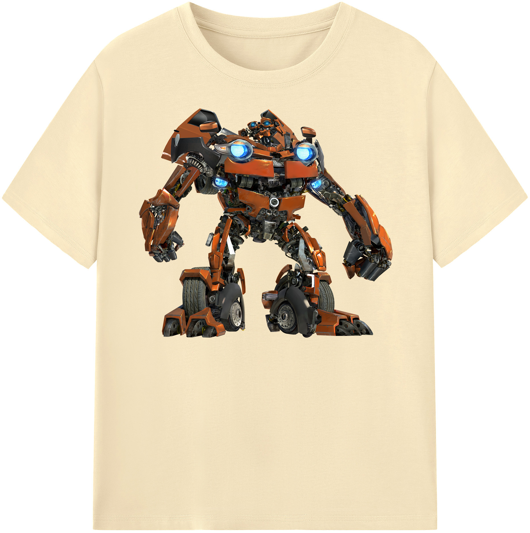 （画像用） Transformers トランスフォーマー 綿100％半袖Tシャツ（フロントプリント）