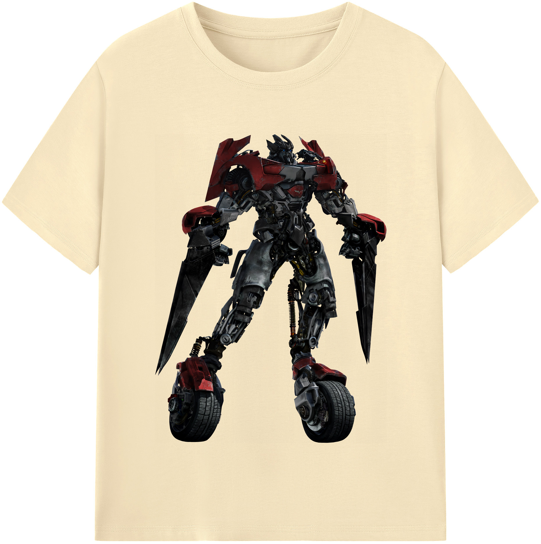 （画像用） Transformers トランスフォーマー 綿100％半袖Tシャツ（フロントプリント）