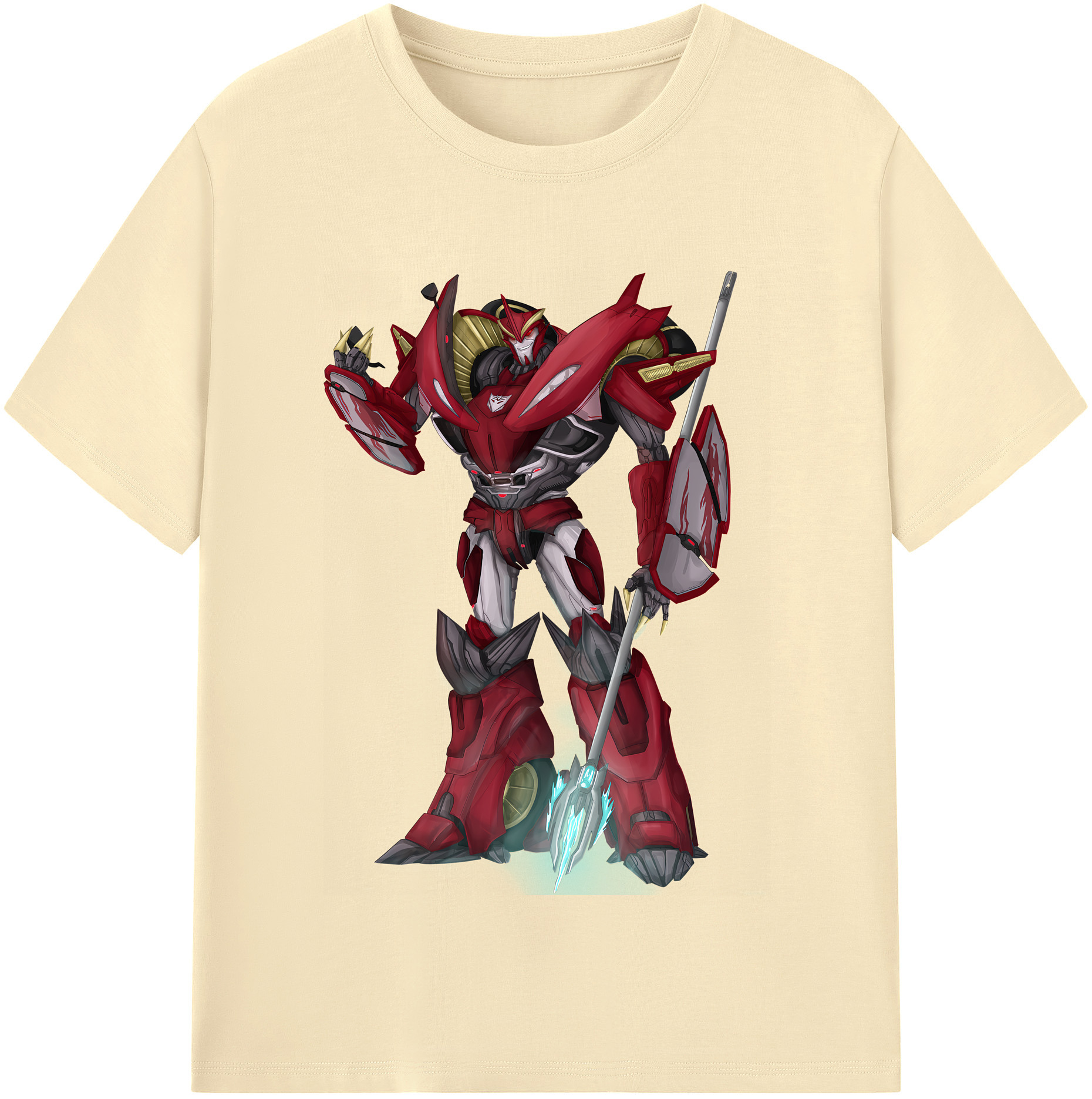 （画像用） Transformers トランスフォーマー 綿100％半袖Tシャツ（フロントプリント）