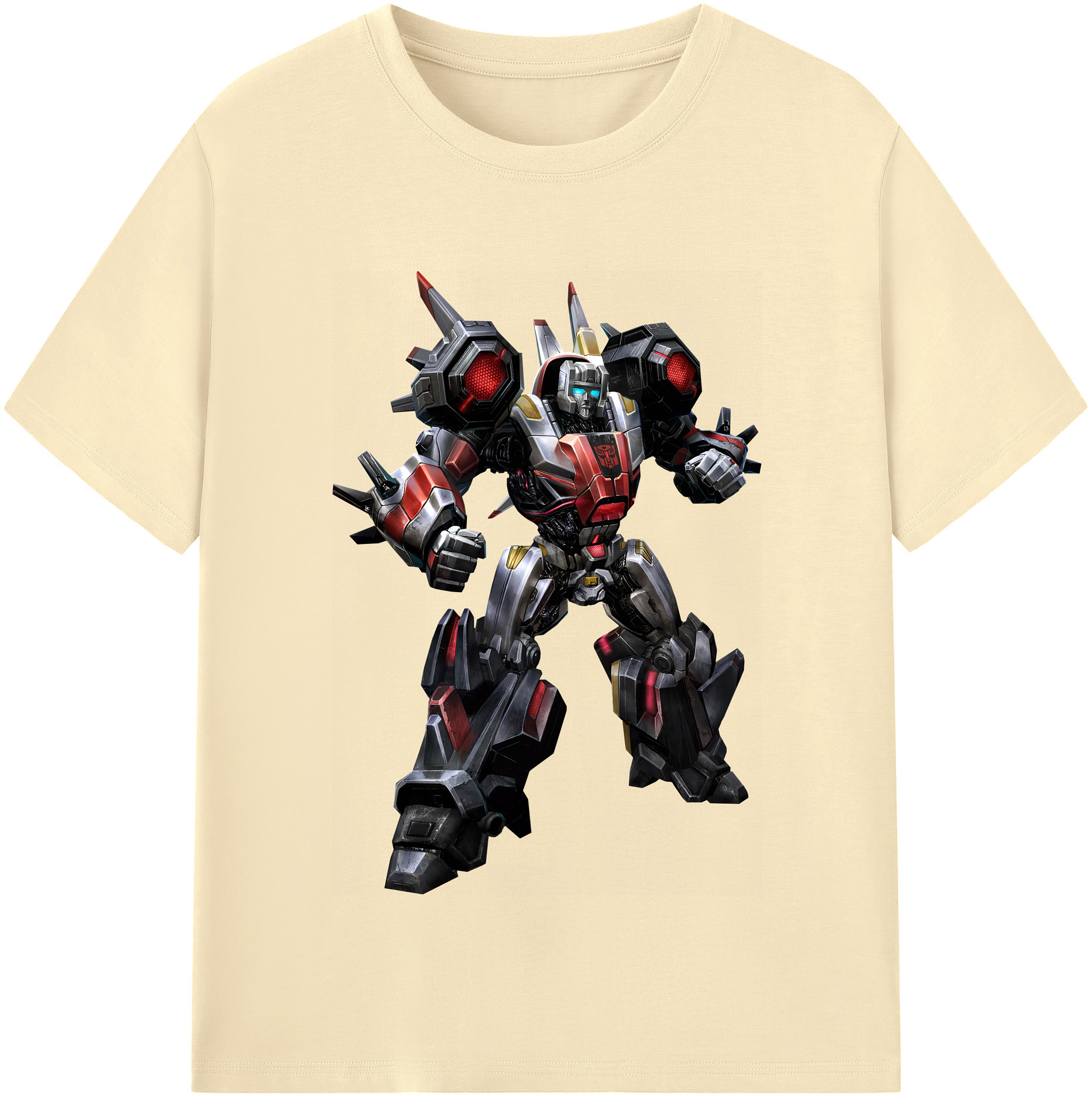 （画像用） Transformers トランスフォーマー 綿100％半袖Tシャツ（フロントプリント）