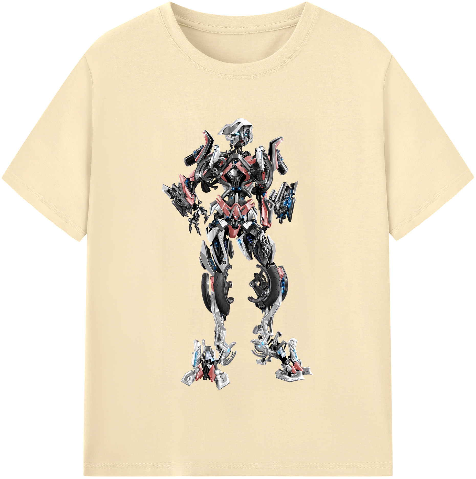 （画像用） Transformers トランスフォーマー 綿100％半袖Tシャツ（フロントプリント）