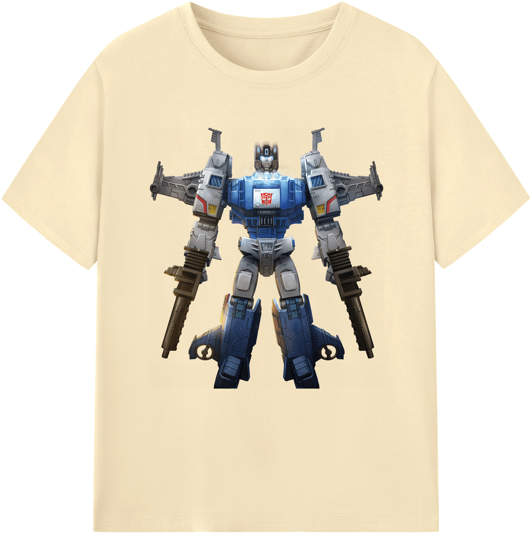 （画像用） Transformers トランスフォーマー 綿100％半袖Tシャツ（フロントプリント）