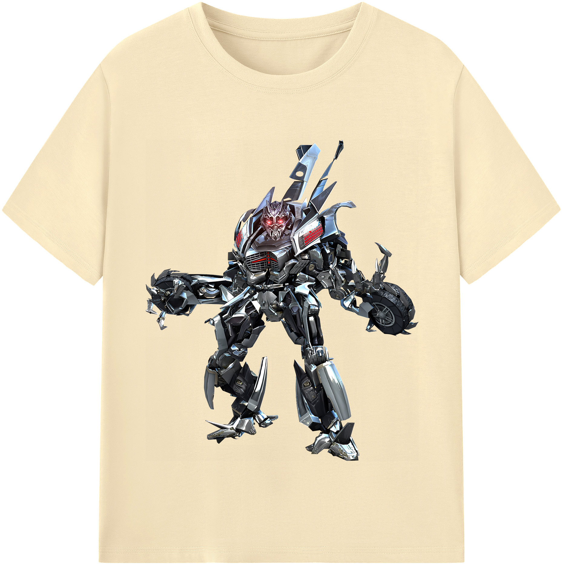 （画像用） Transformers トランスフォーマー 綿100％半袖Tシャツ（フロントプリント）