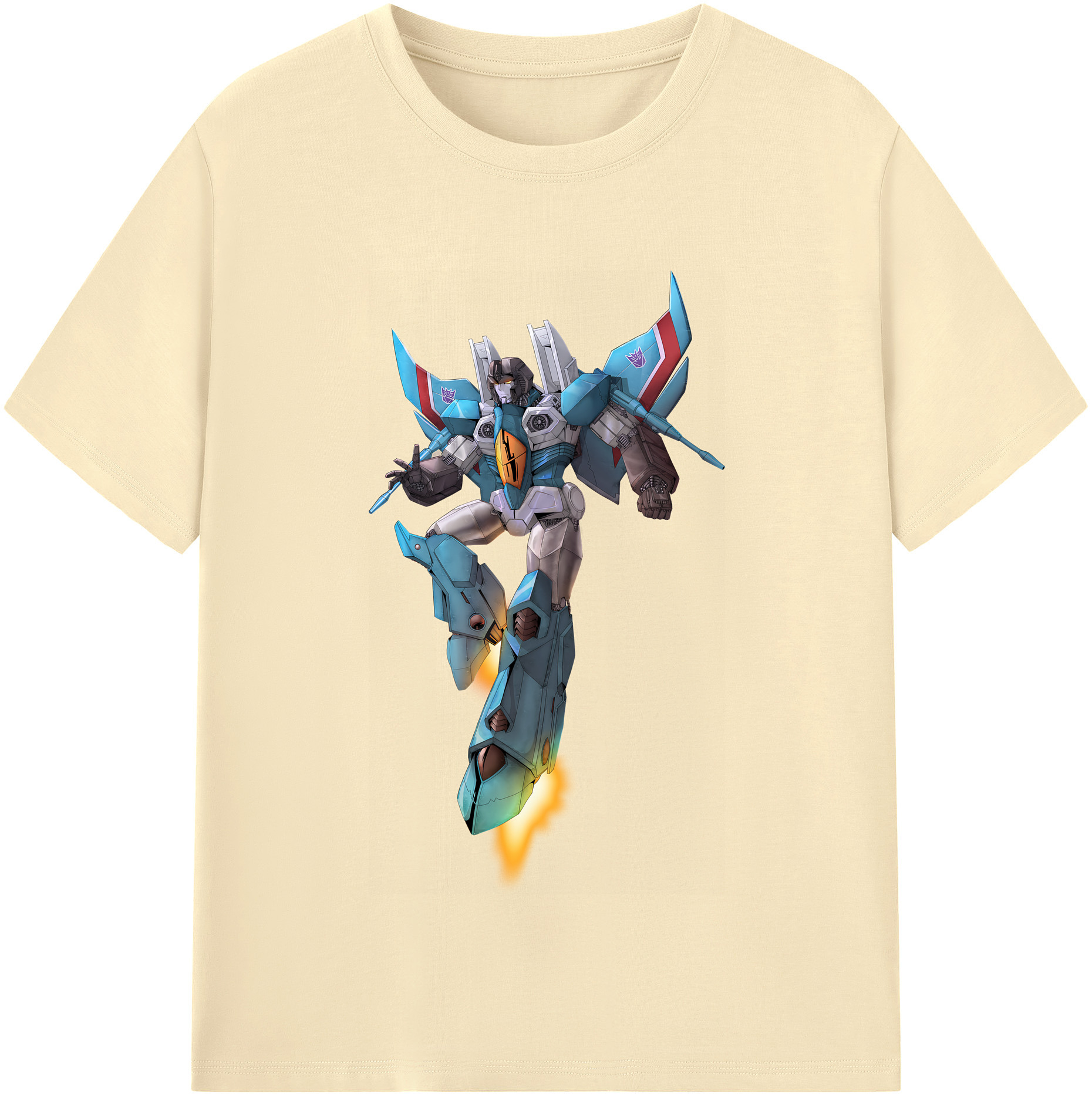 （画像用） Transformers トランスフォーマー 綿100％半袖Tシャツ（フロントプリント）