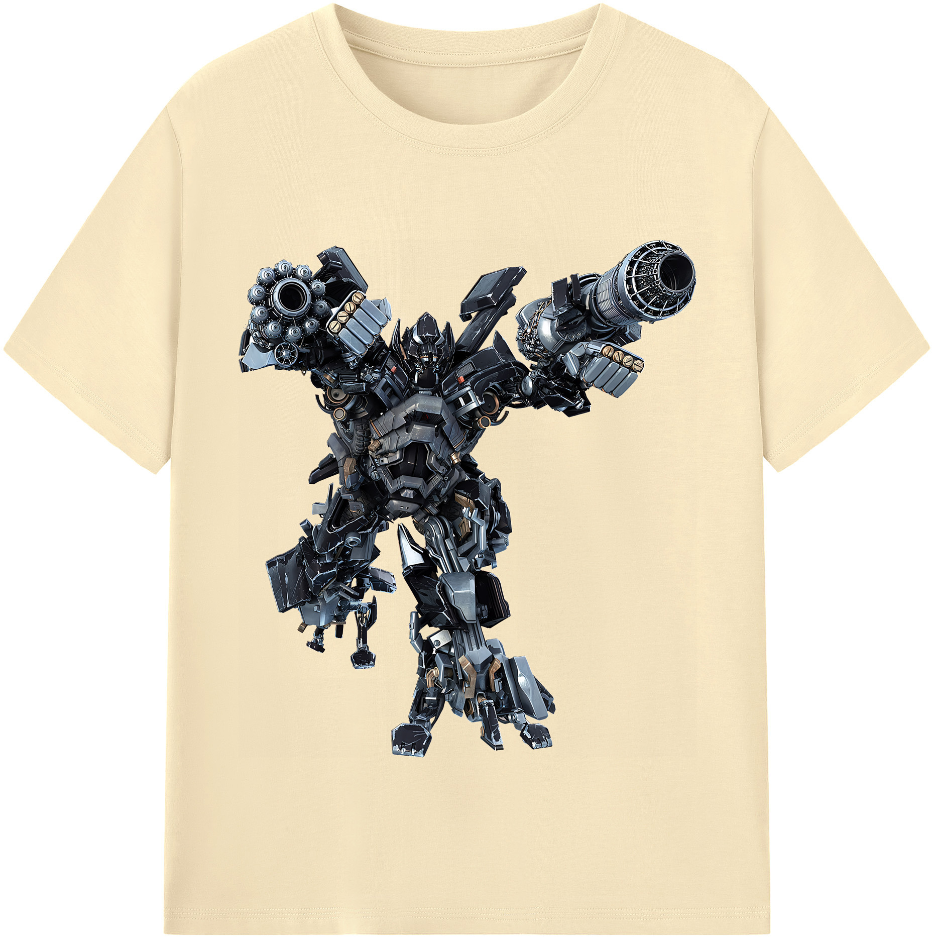 （画像用） Transformers トランスフォーマー 綿100％半袖Tシャツ（フロントプリント）