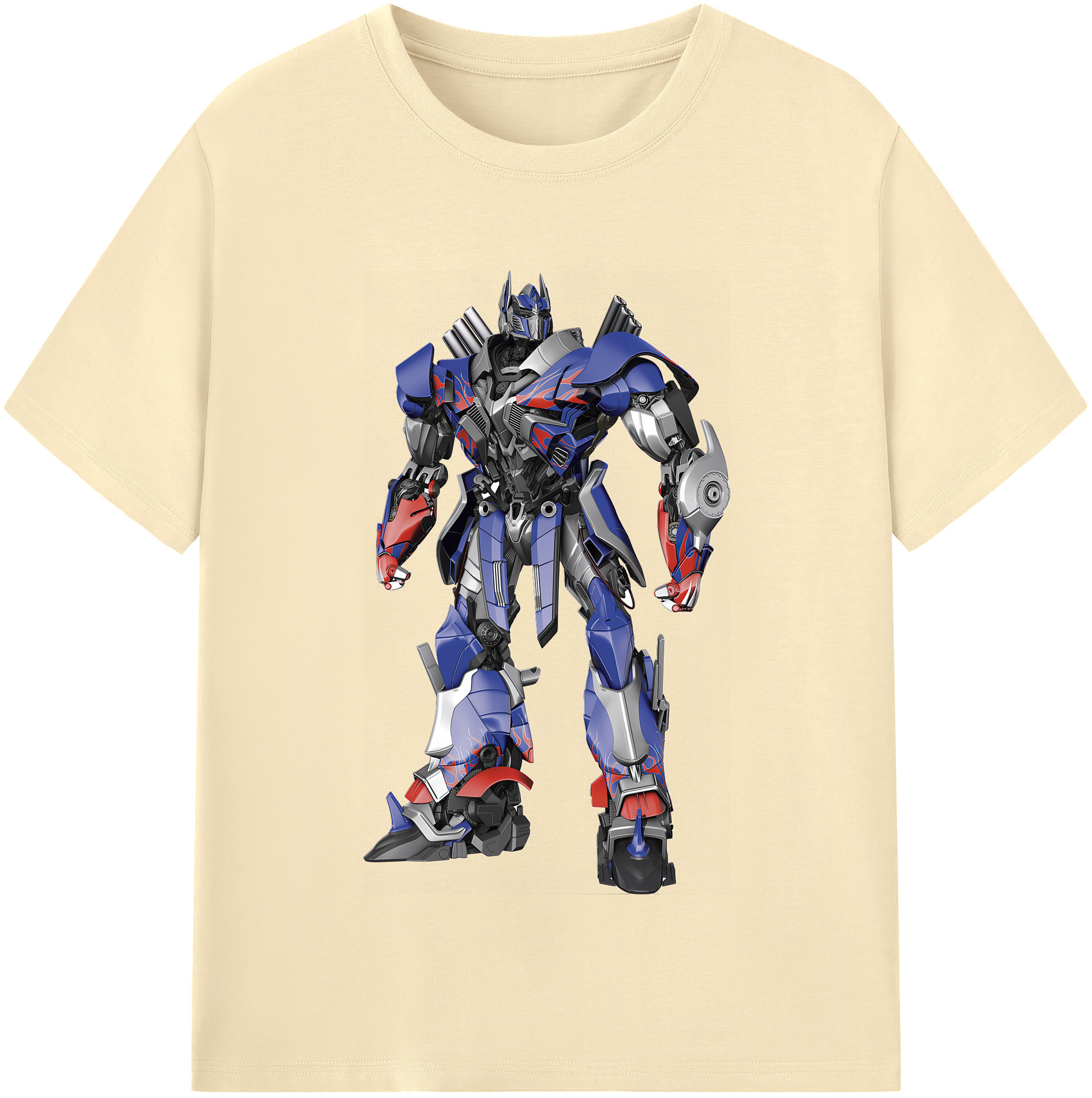 （画像用） Transformers トランスフォーマー 綿100％半袖Tシャツ（フロントプリント）
