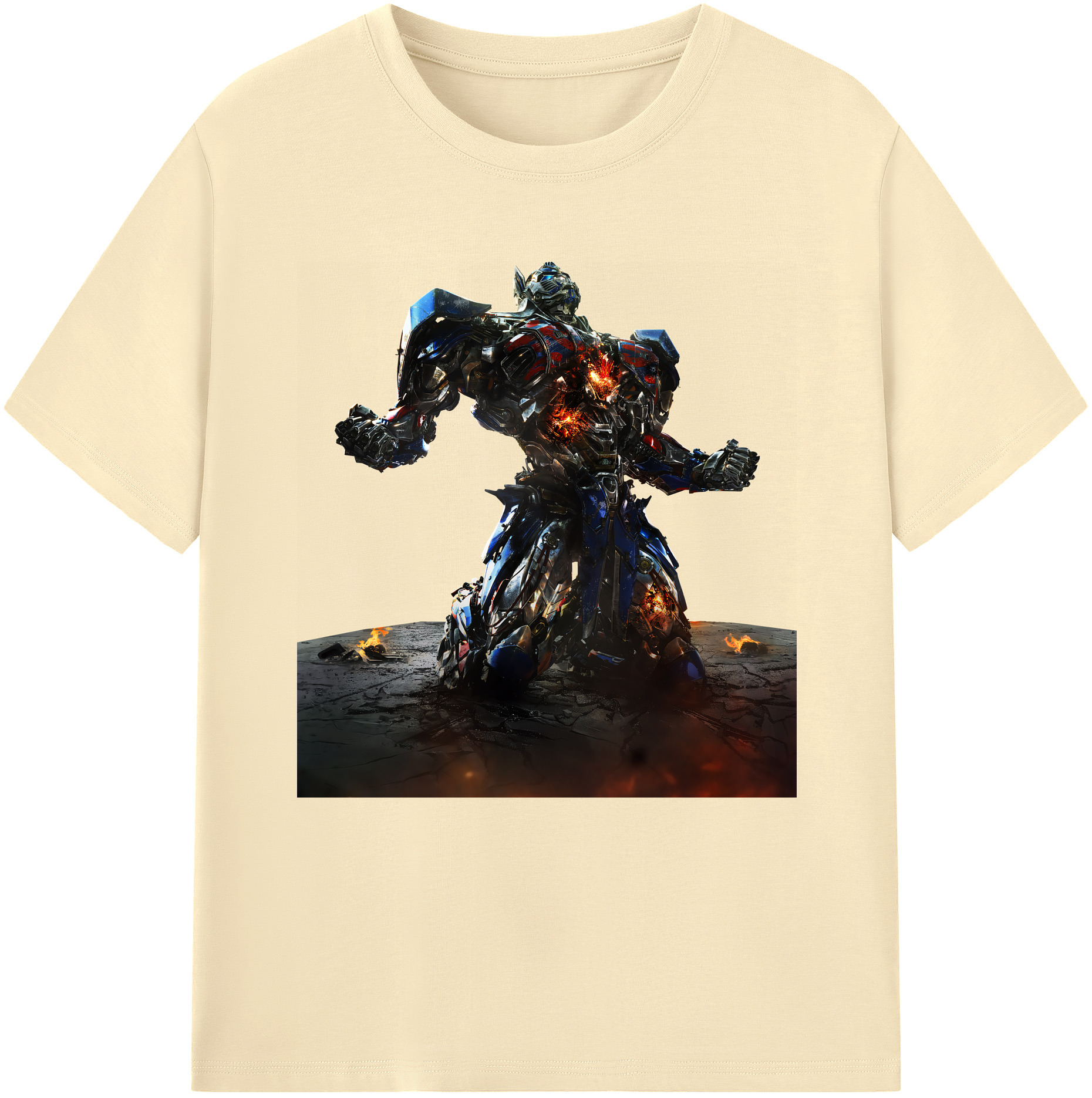 （画像用） Transformers トランスフォーマー 綿100％半袖Tシャツ（フロントプリント）