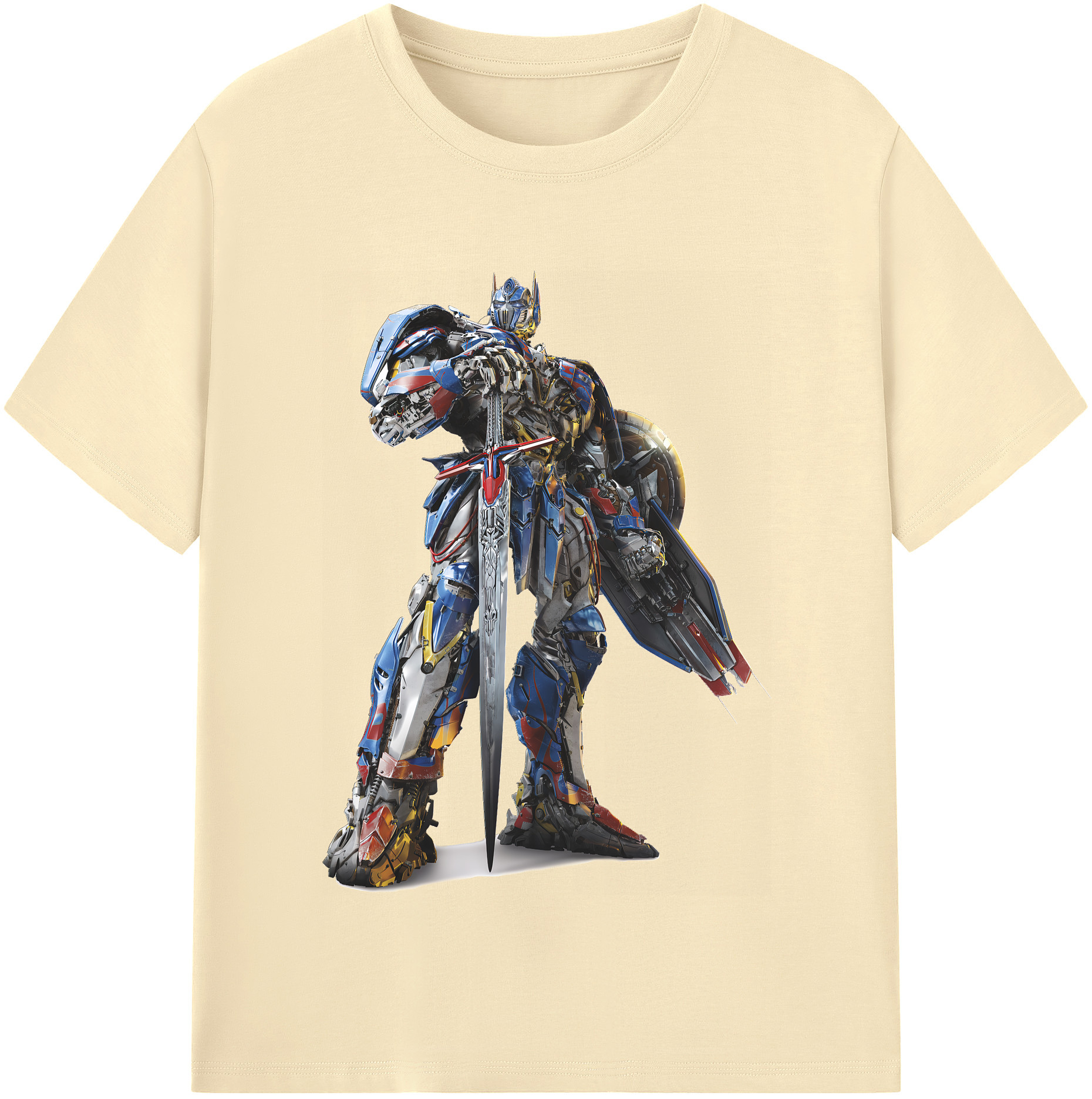 （画像用） Transformers トランスフォーマー 綿100％半袖Tシャツ（フロントプリント）