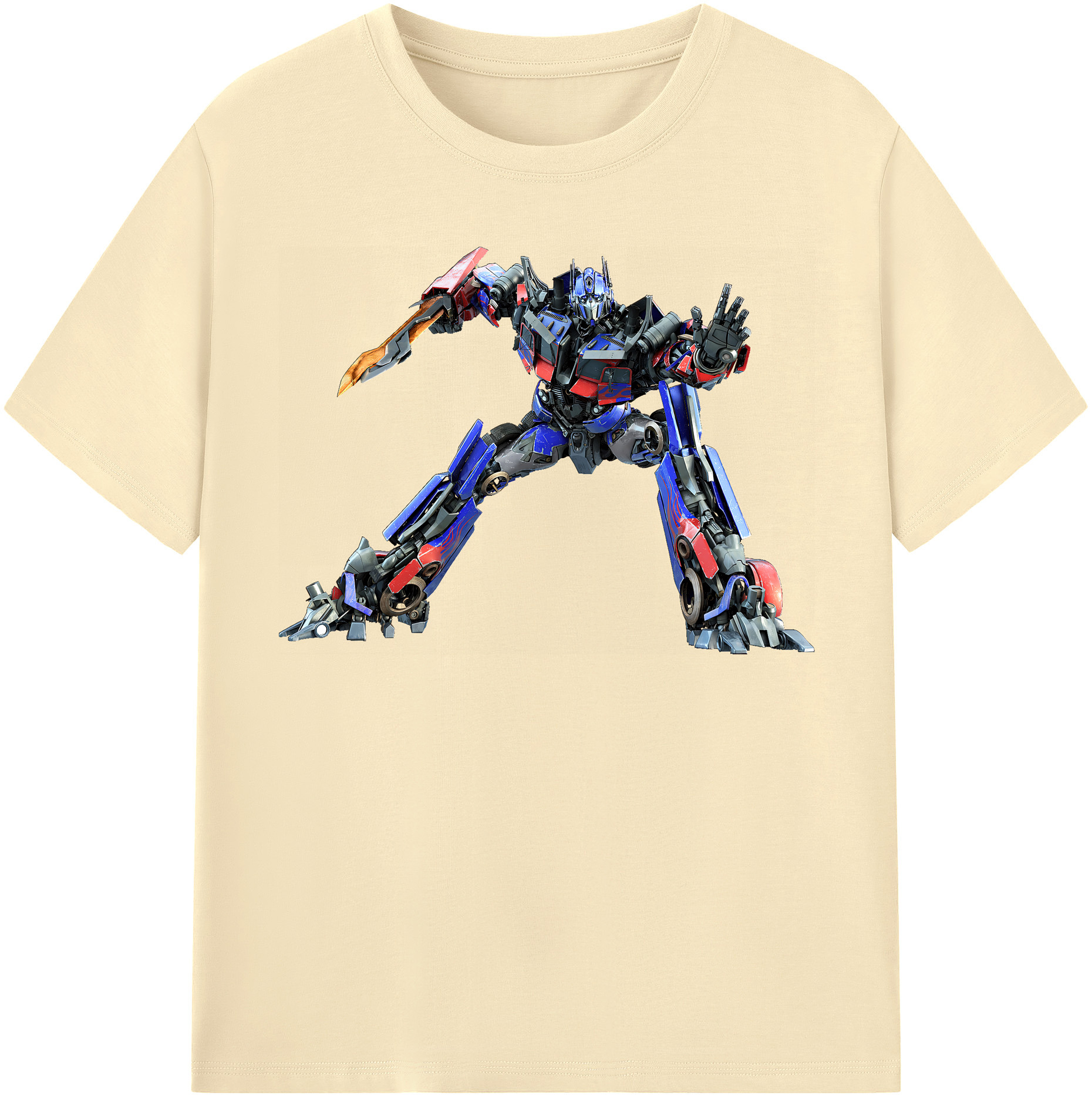 （画像用） Transformers トランスフォーマー 綿100％半袖Tシャツ（フロントプリント）