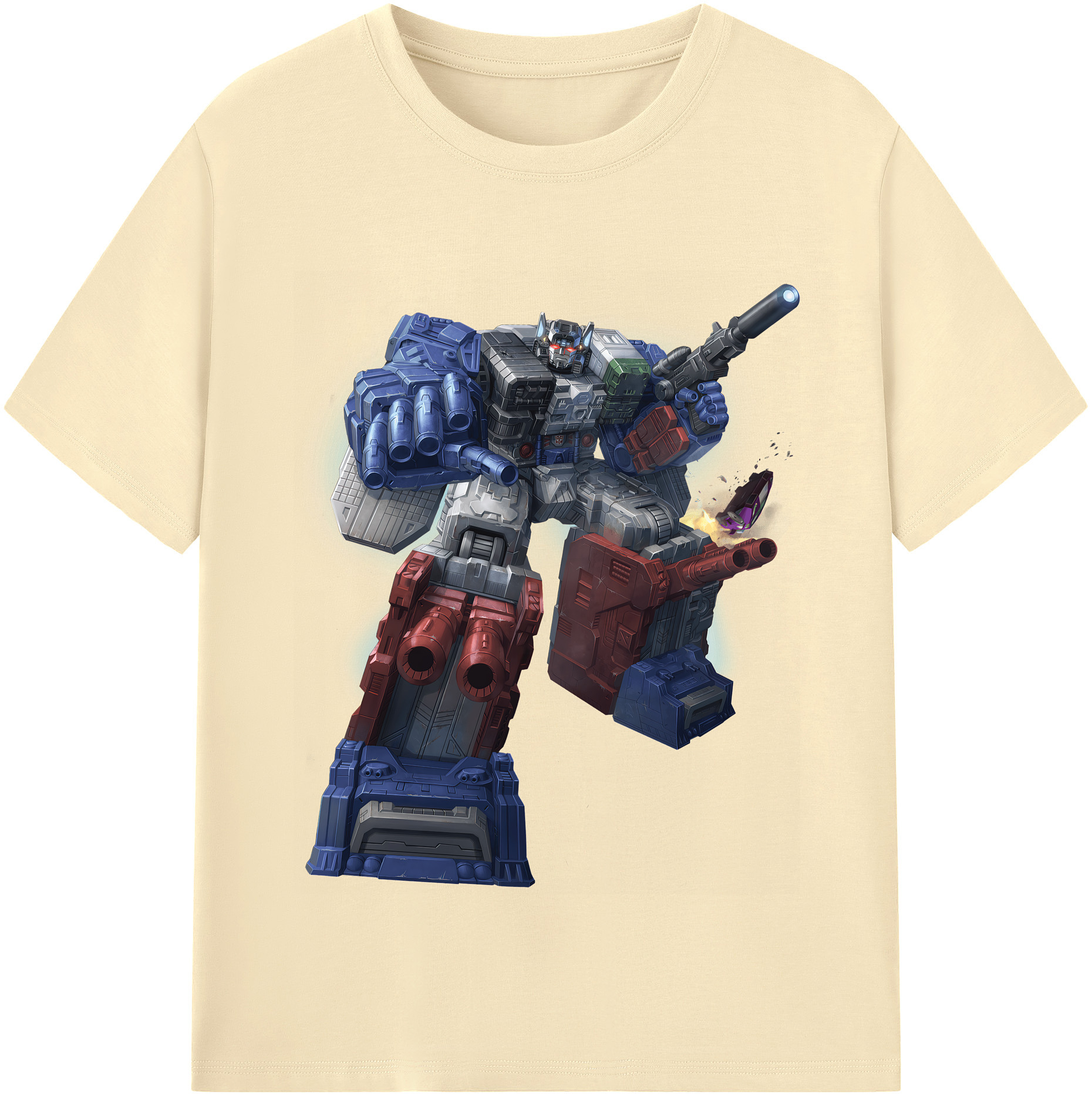 （画像用） Transformers トランスフォーマー 綿100％半袖Tシャツ（フロントプリント）