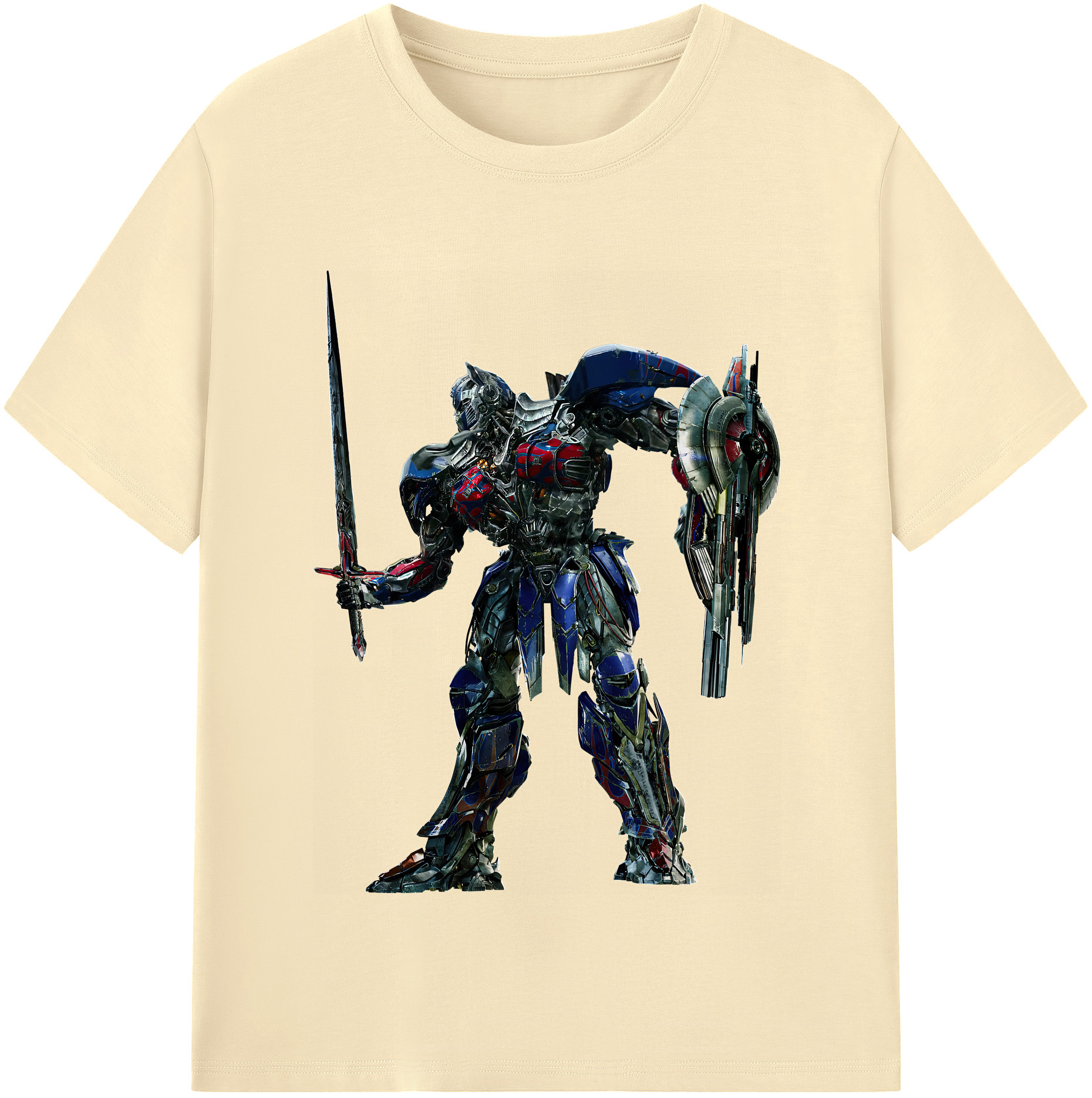 （画像用） Transformers トランスフォーマー 綿100％半袖Tシャツ（フロントプリント）