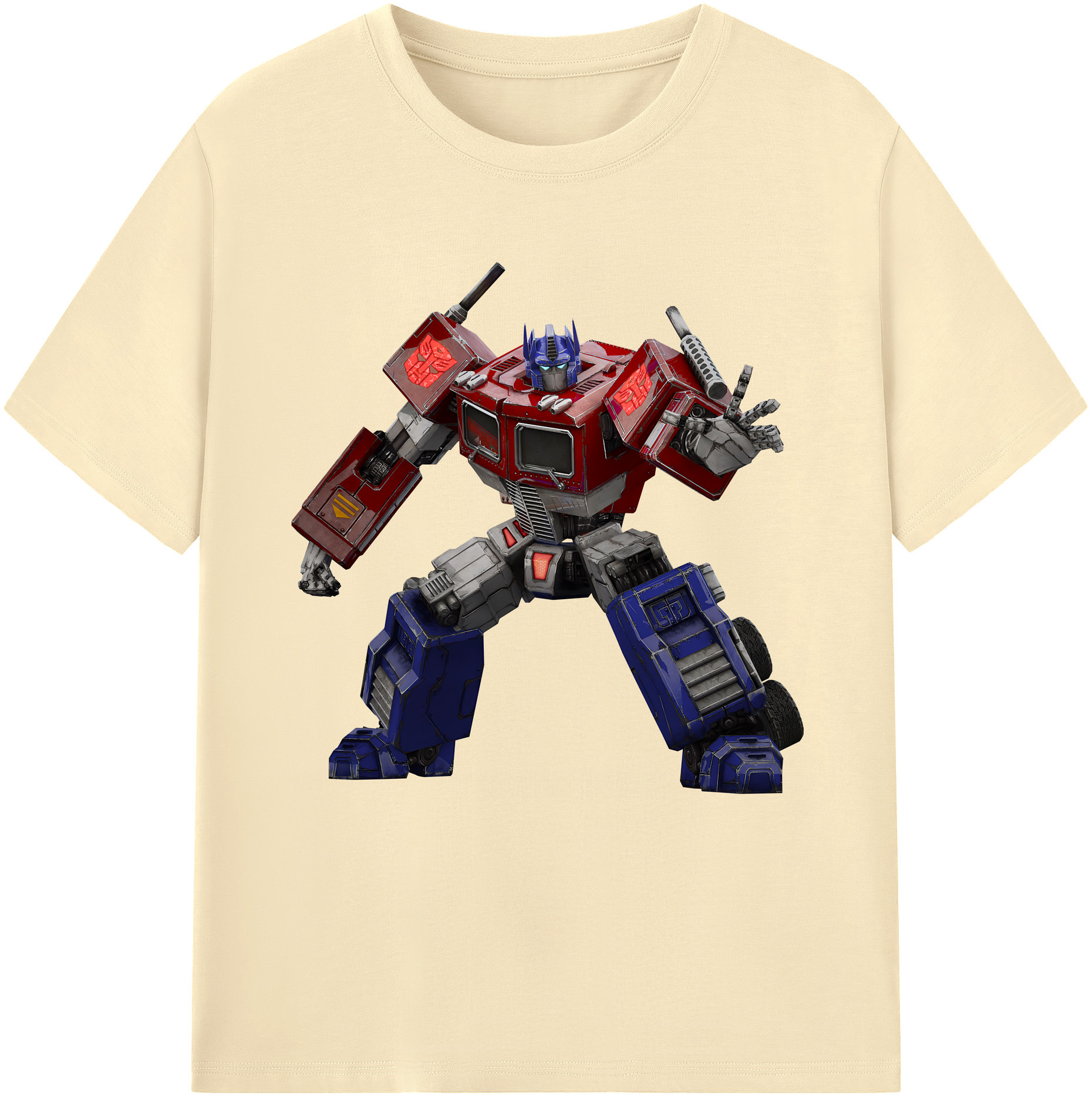 （画像用） Transformers トランスフォーマー 綿100％半袖Tシャツ（フロントプリント）