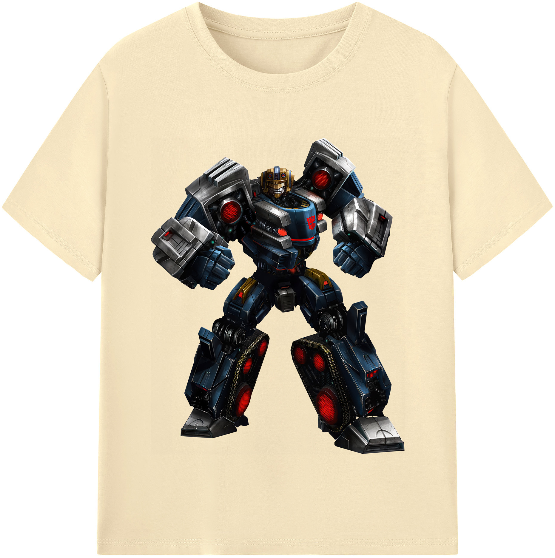 （画像用） Transformers トランスフォーマー 綿100％半袖Tシャツ（フロントプリント）