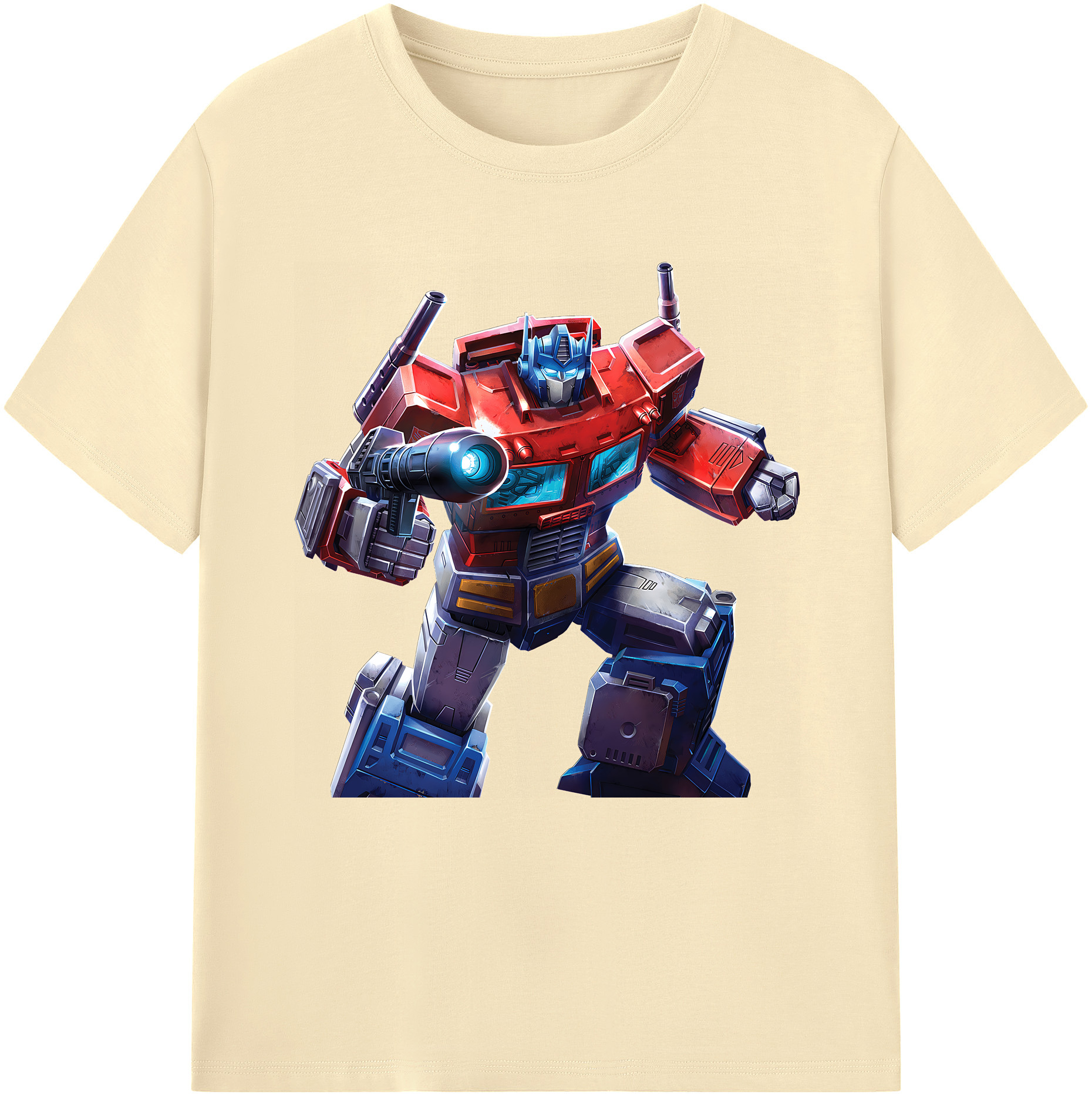 （画像用） Transformers トランスフォーマー 綿100％半袖Tシャツ（フロントプリント）