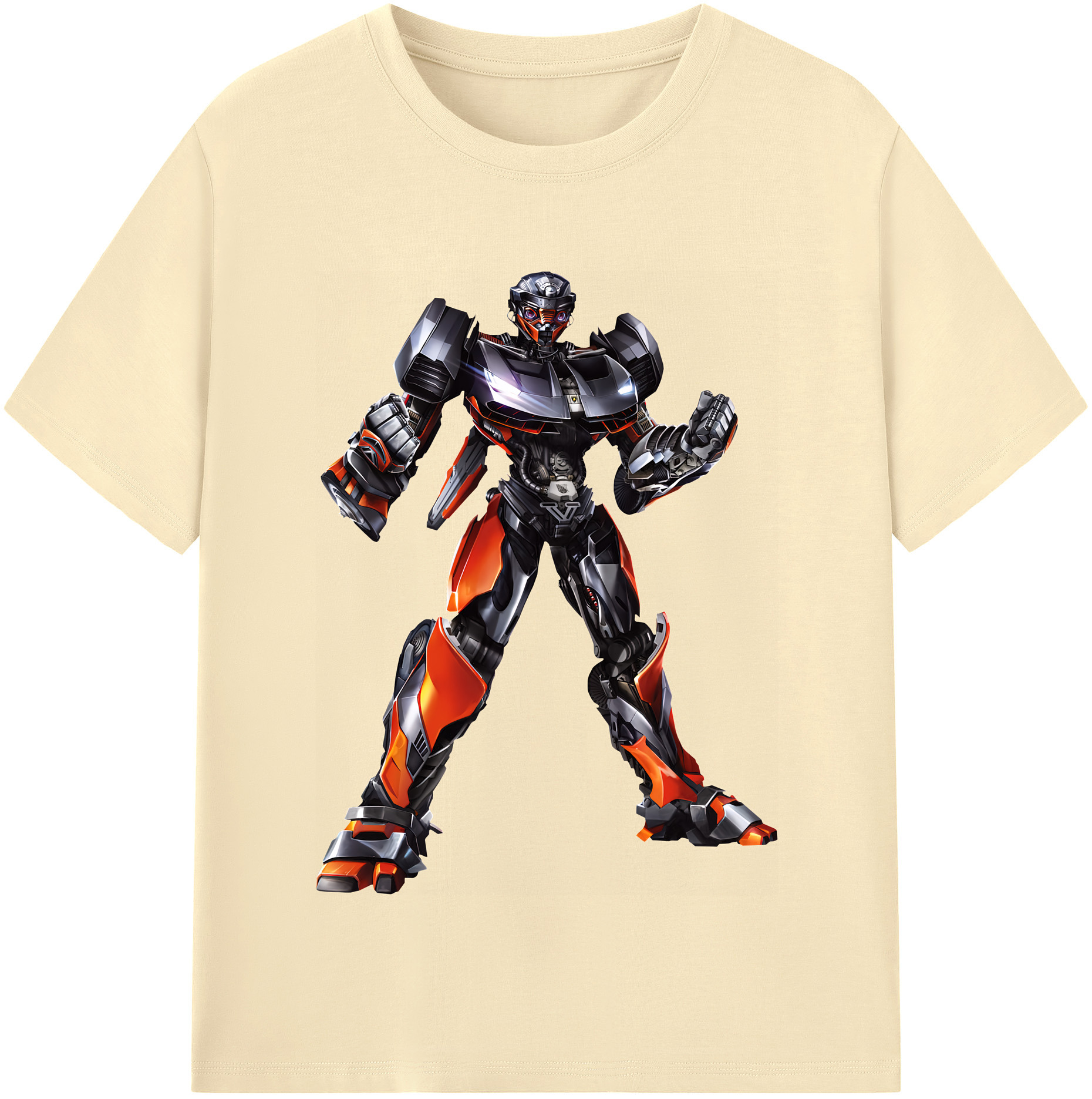 （画像用） Transformers トランスフォーマー 綿100％半袖Tシャツ（フロントプリント）