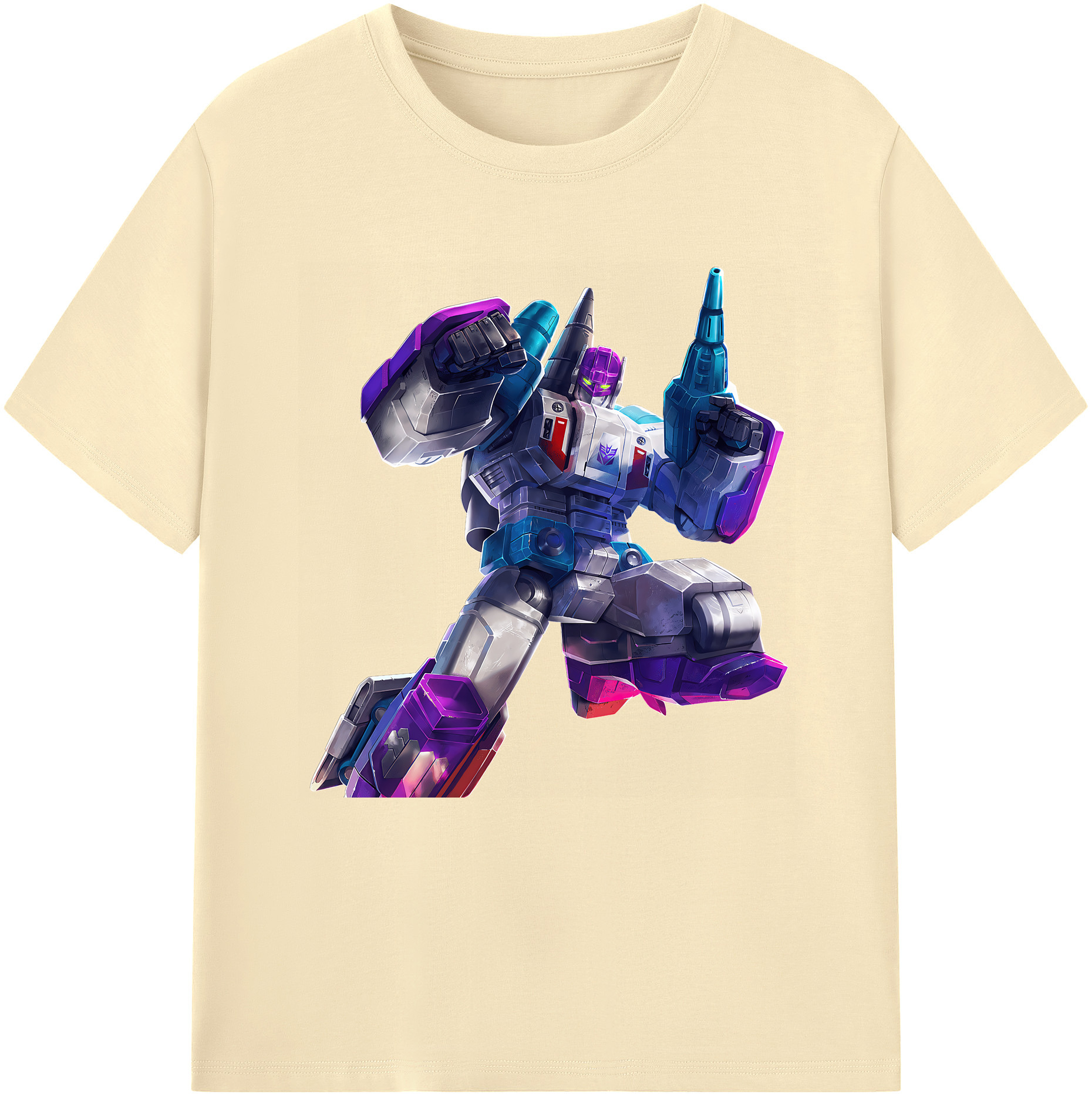 （画像用） Transformers トランスフォーマー 綿100％半袖Tシャツ（フロントプリント）