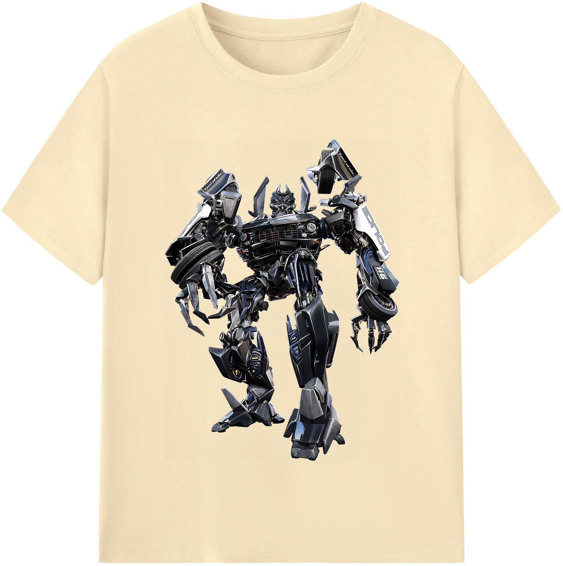 （画像用） Transformers トランスフォーマー 綿100％半袖Tシャツ（フロントプリント）