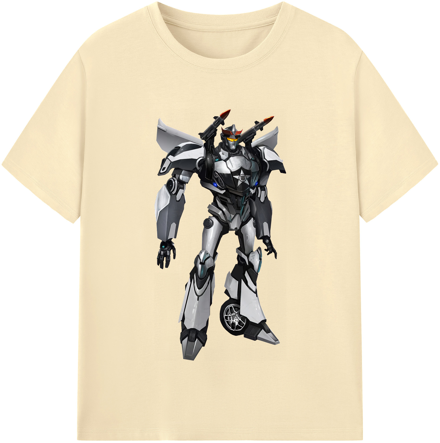 （画像用） Transformers トランスフォーマー 綿100％半袖Tシャツ（フロントプリント）