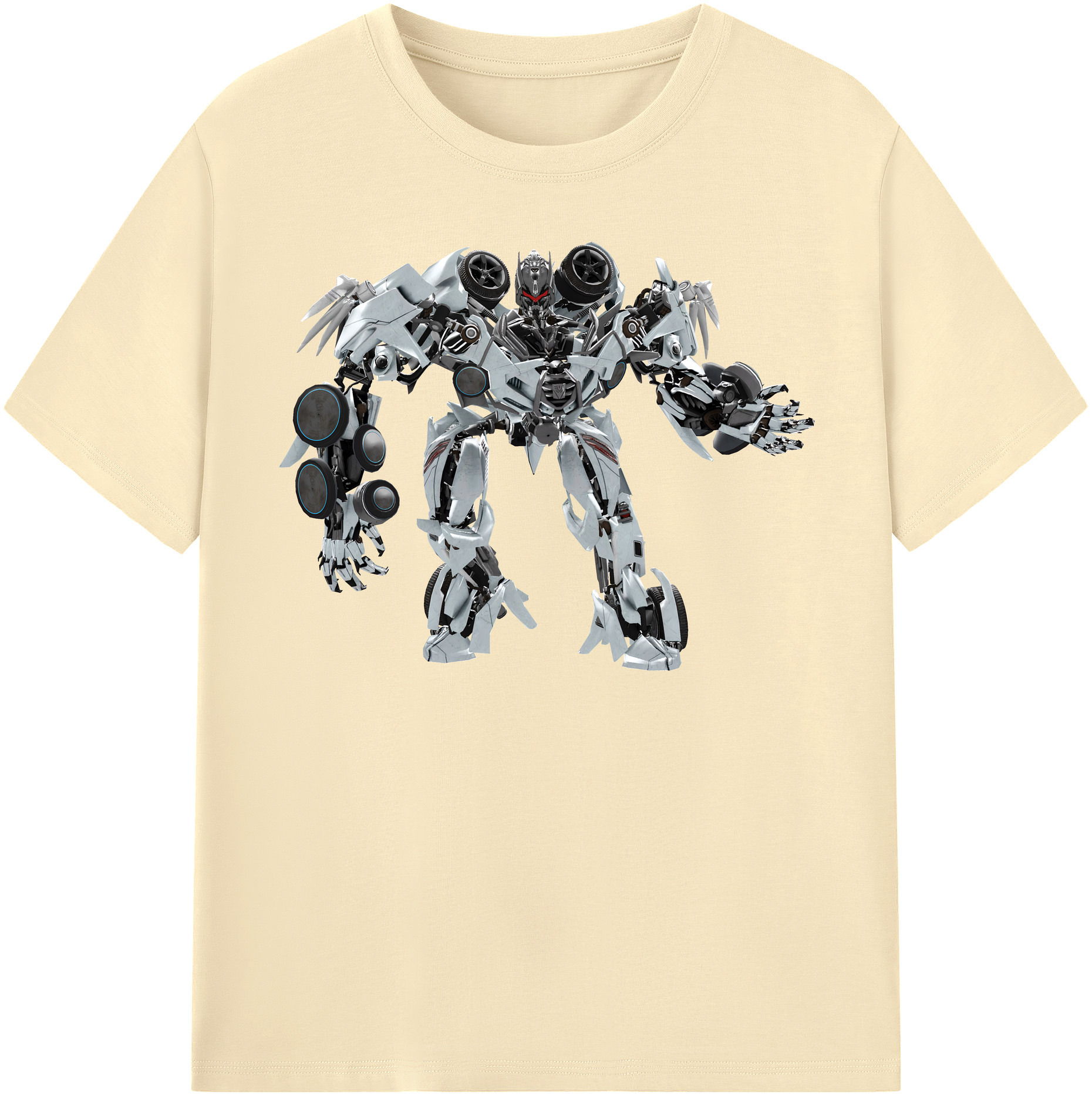 （画像用） Transformers トランスフォーマー 綿100％半袖Tシャツ（フロントプリント）