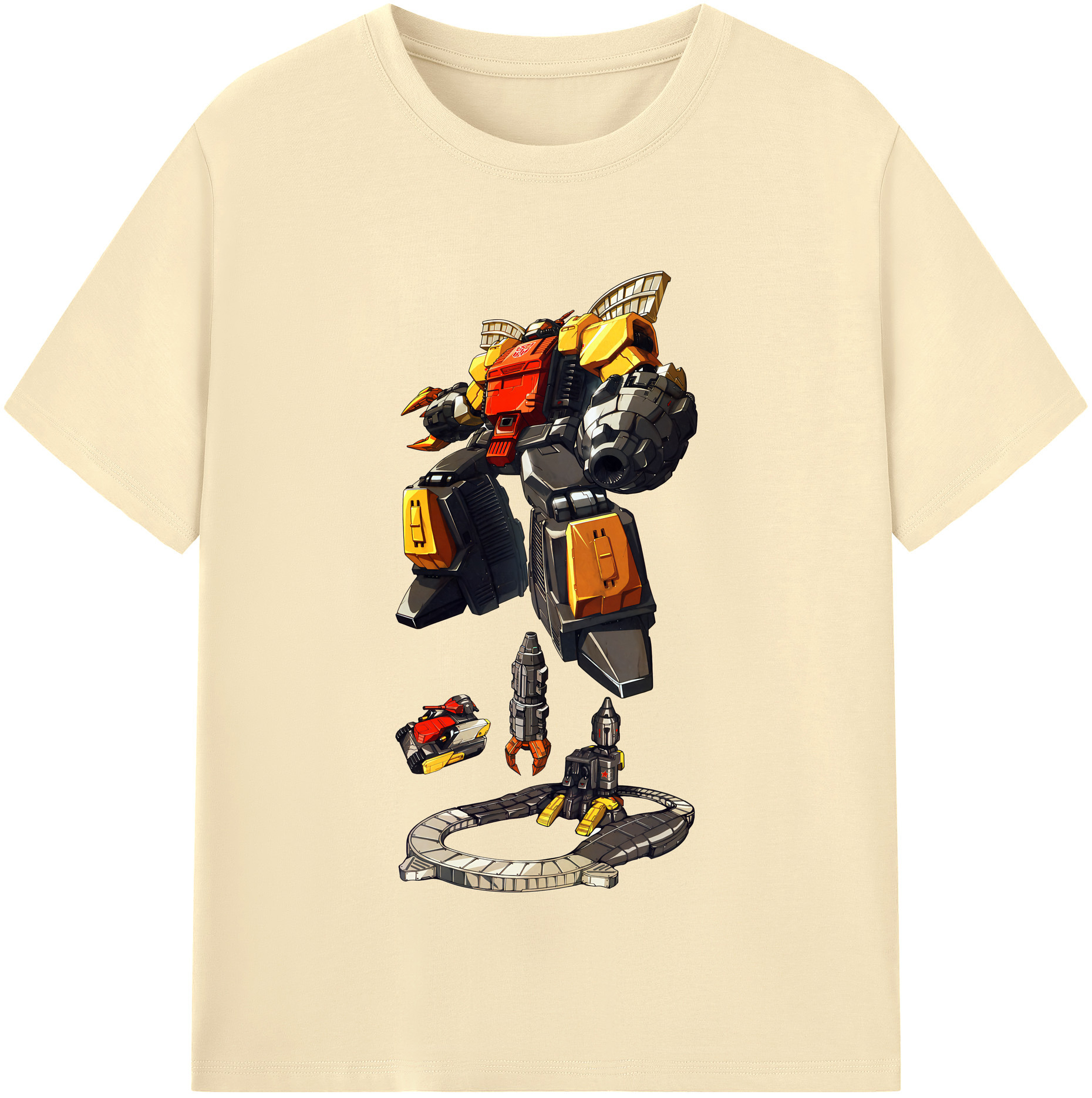 （画像用） Transformers トランスフォーマー 綿100％半袖Tシャツ（フロントプリント）