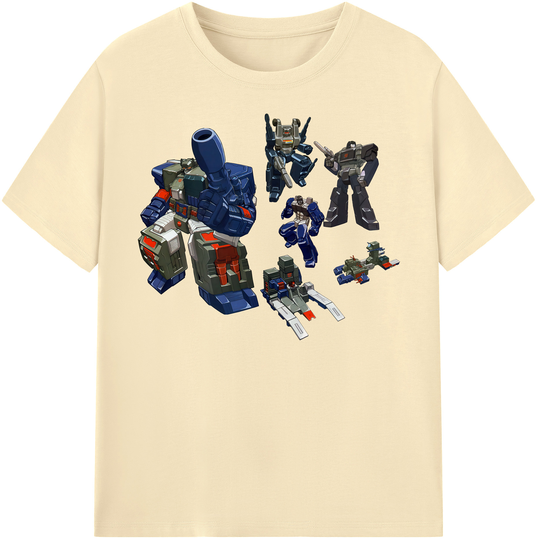 （画像用） Transformers トランスフォーマー 綿100％半袖Tシャツ（フロントプリント）