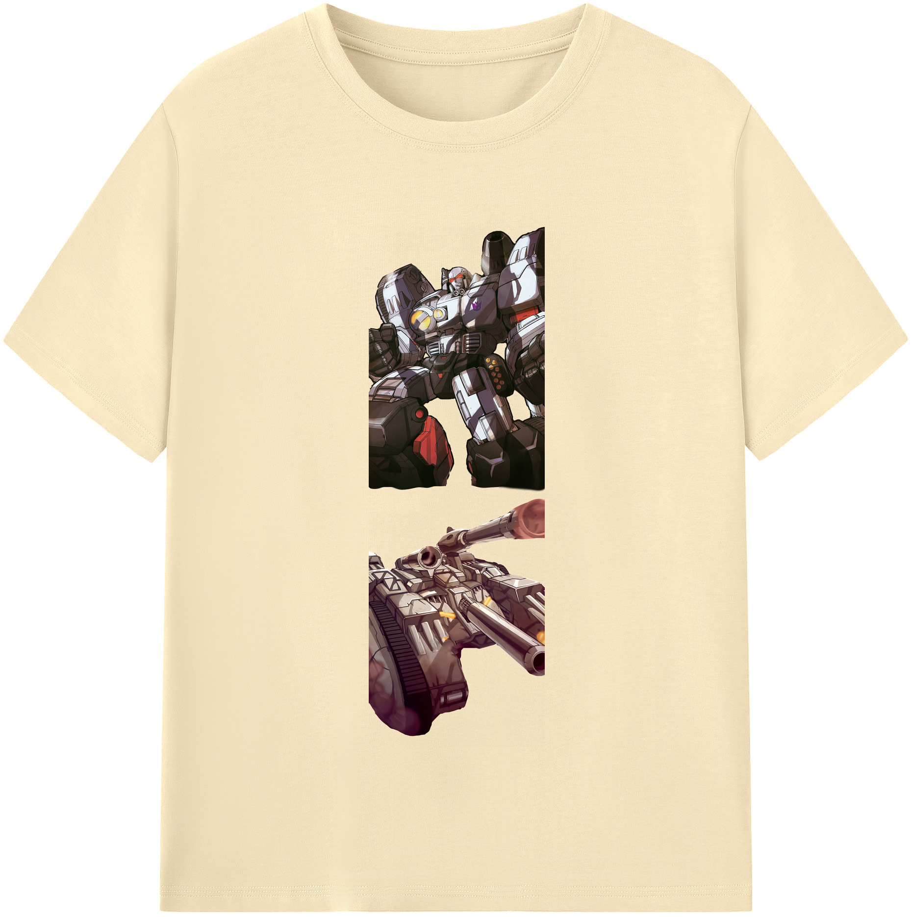（画像用） Transformers トランスフォーマー 綿100％半袖Tシャツ（フロントプリント）