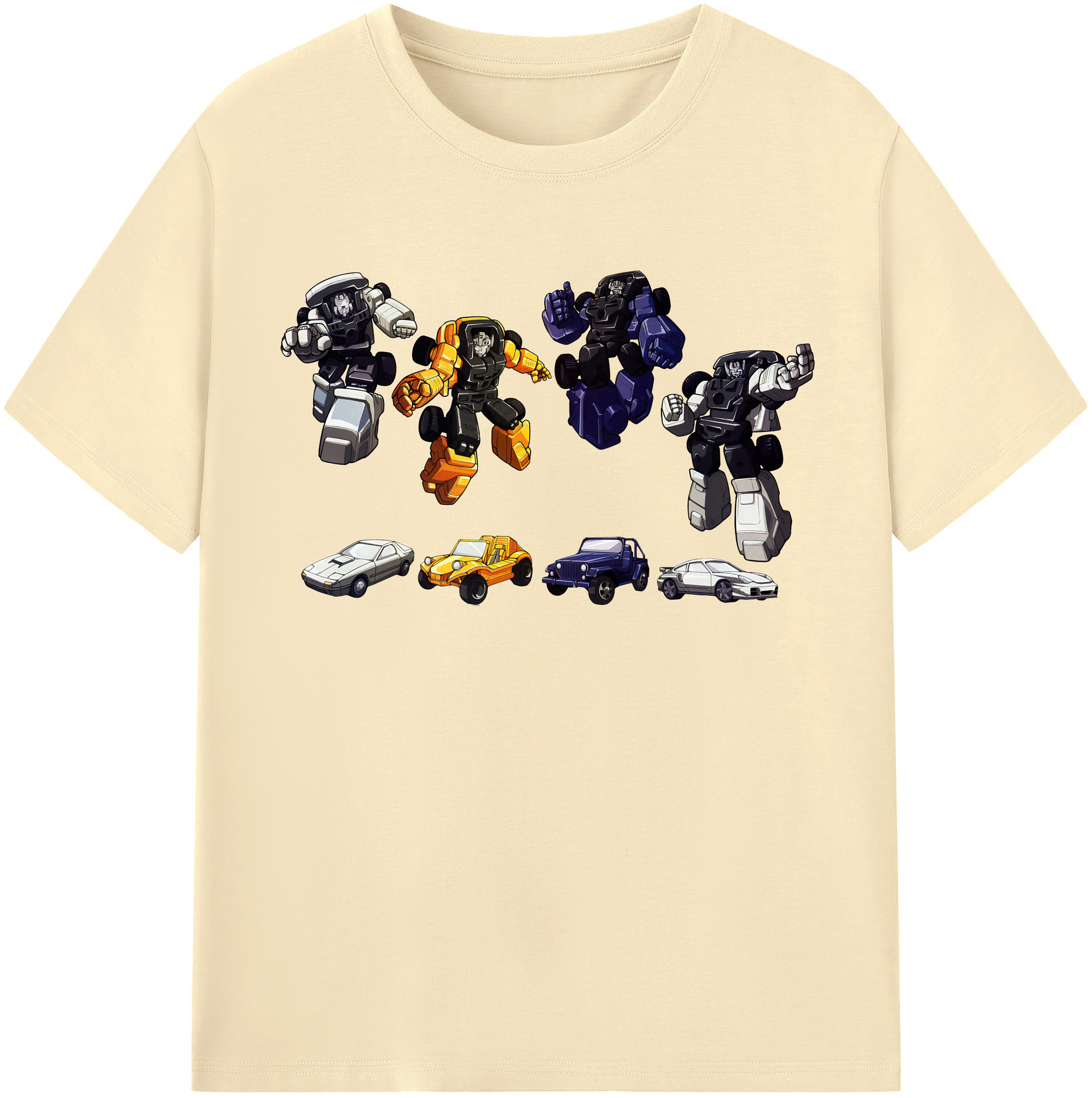 （画像用） Transformers トランスフォーマー 綿100％半袖Tシャツ（フロントプリント）