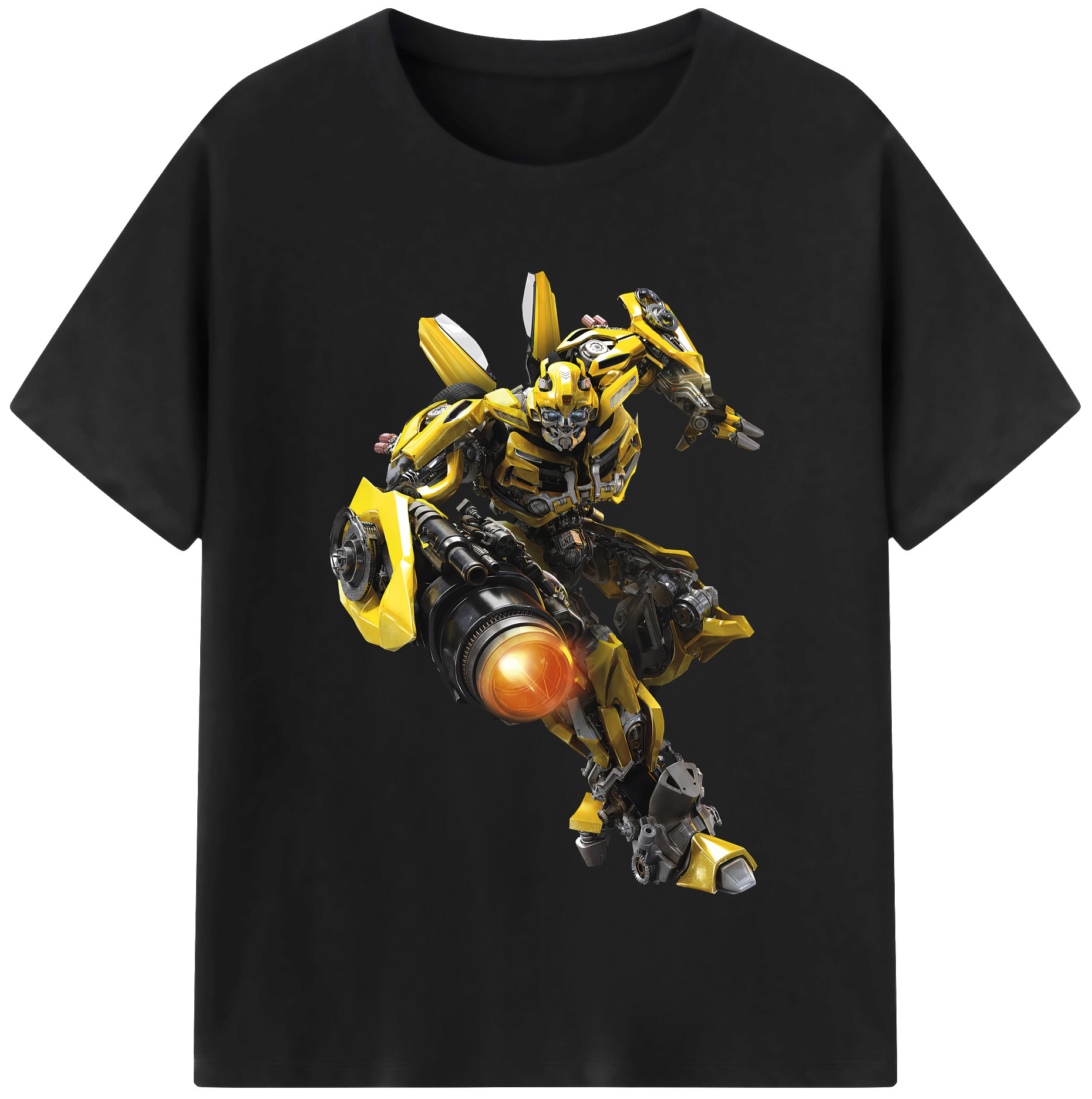 （画像用） Transformers トランスフォーマー 綿100％半袖Tシャツ（フロントプリント）