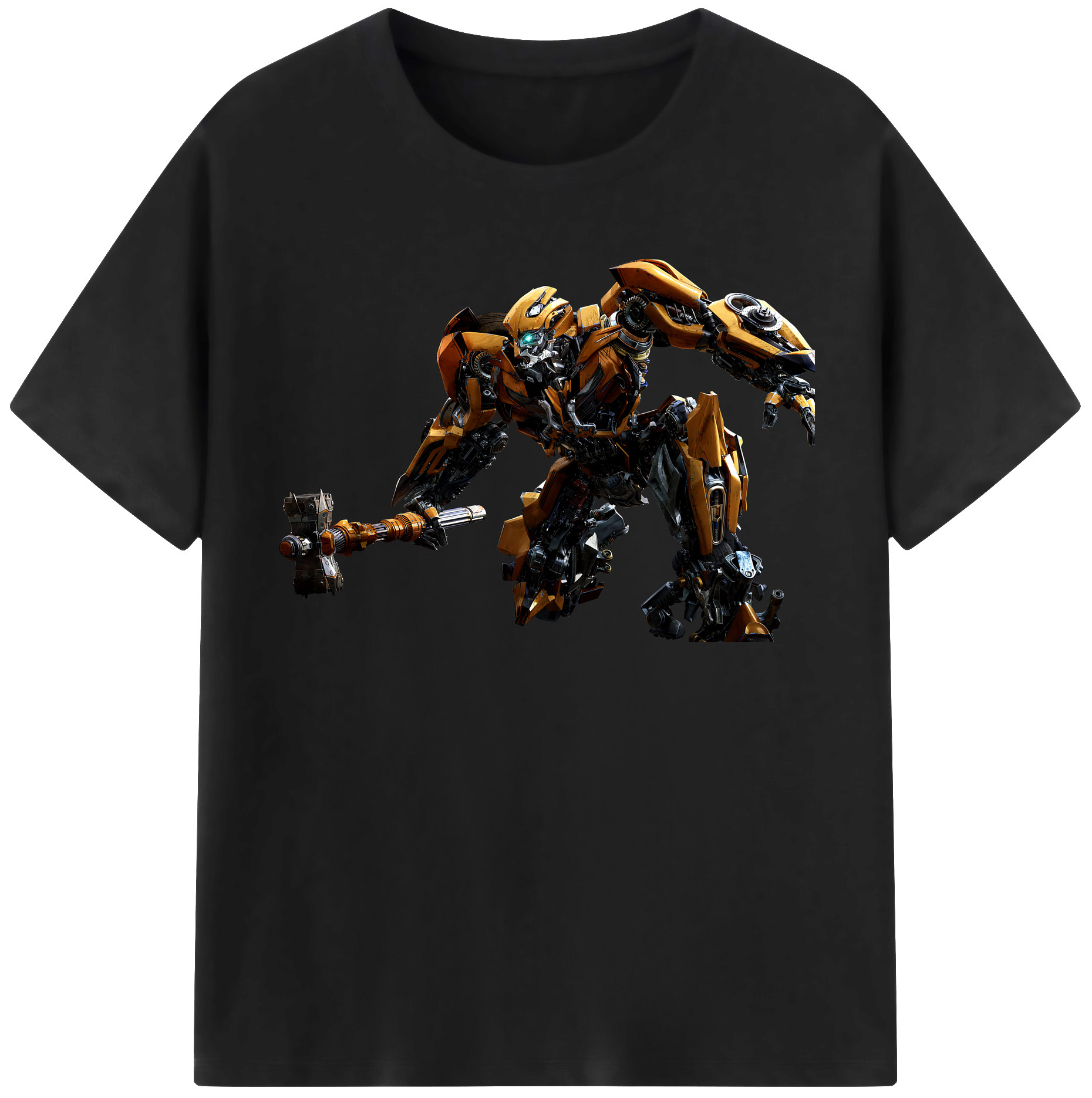 （画像用） Transformers トランスフォーマー 綿100％半袖Tシャツ（フロントプリント）