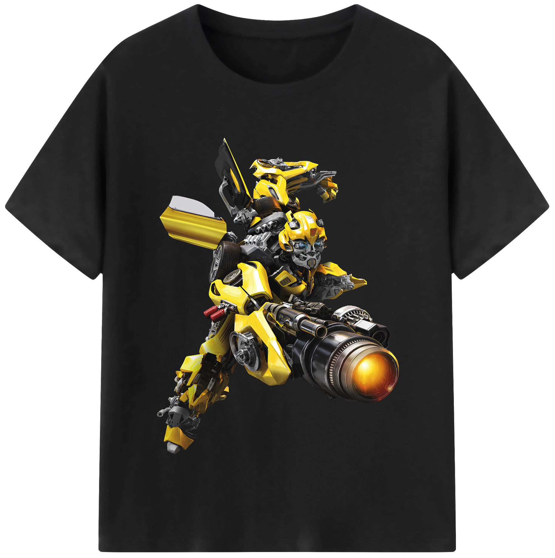 （画像用） Transformers トランスフォーマー 綿100％半袖Tシャツ（フロントプリント）