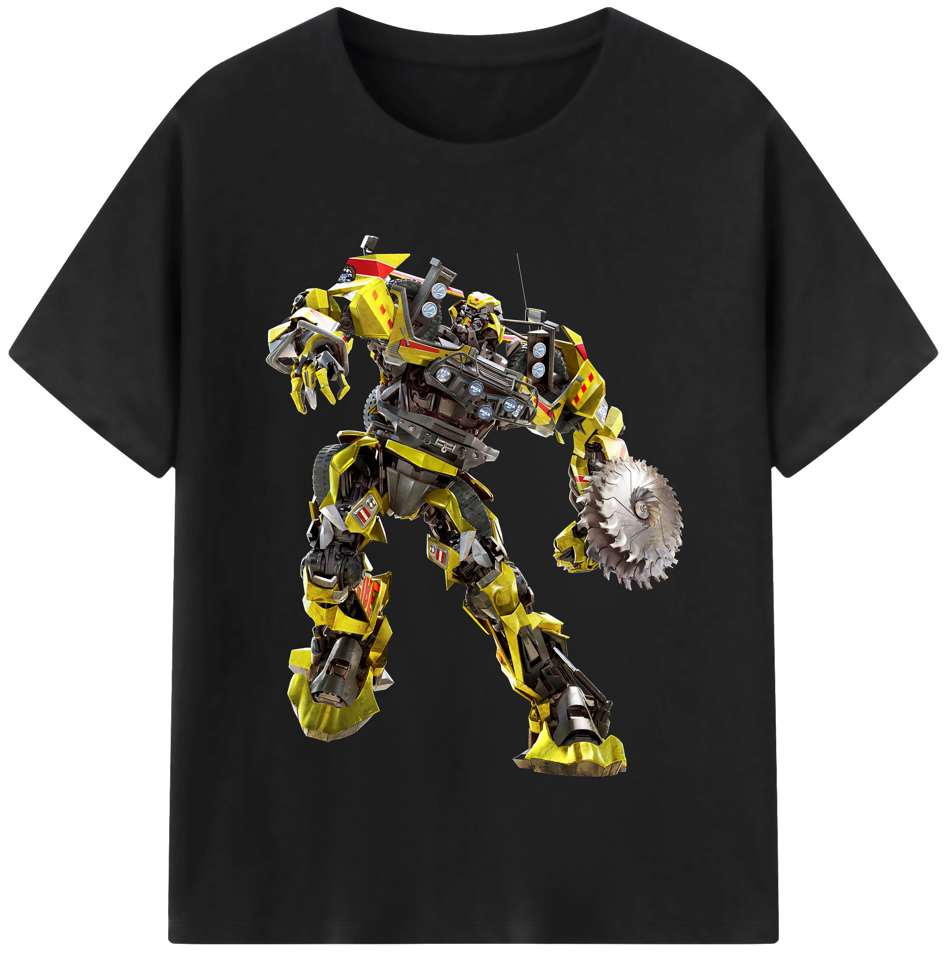 （画像用） Transformers トランスフォーマー 綿100％半袖Tシャツ（フロントプリント）