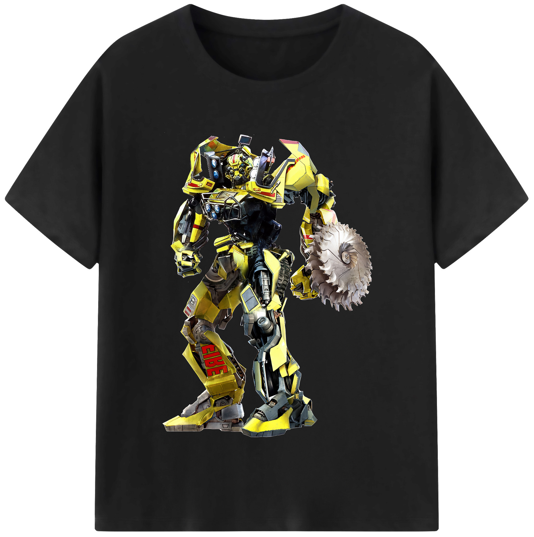 （画像用） Transformers トランスフォーマー 綿100％半袖Tシャツ（フロントプリント）