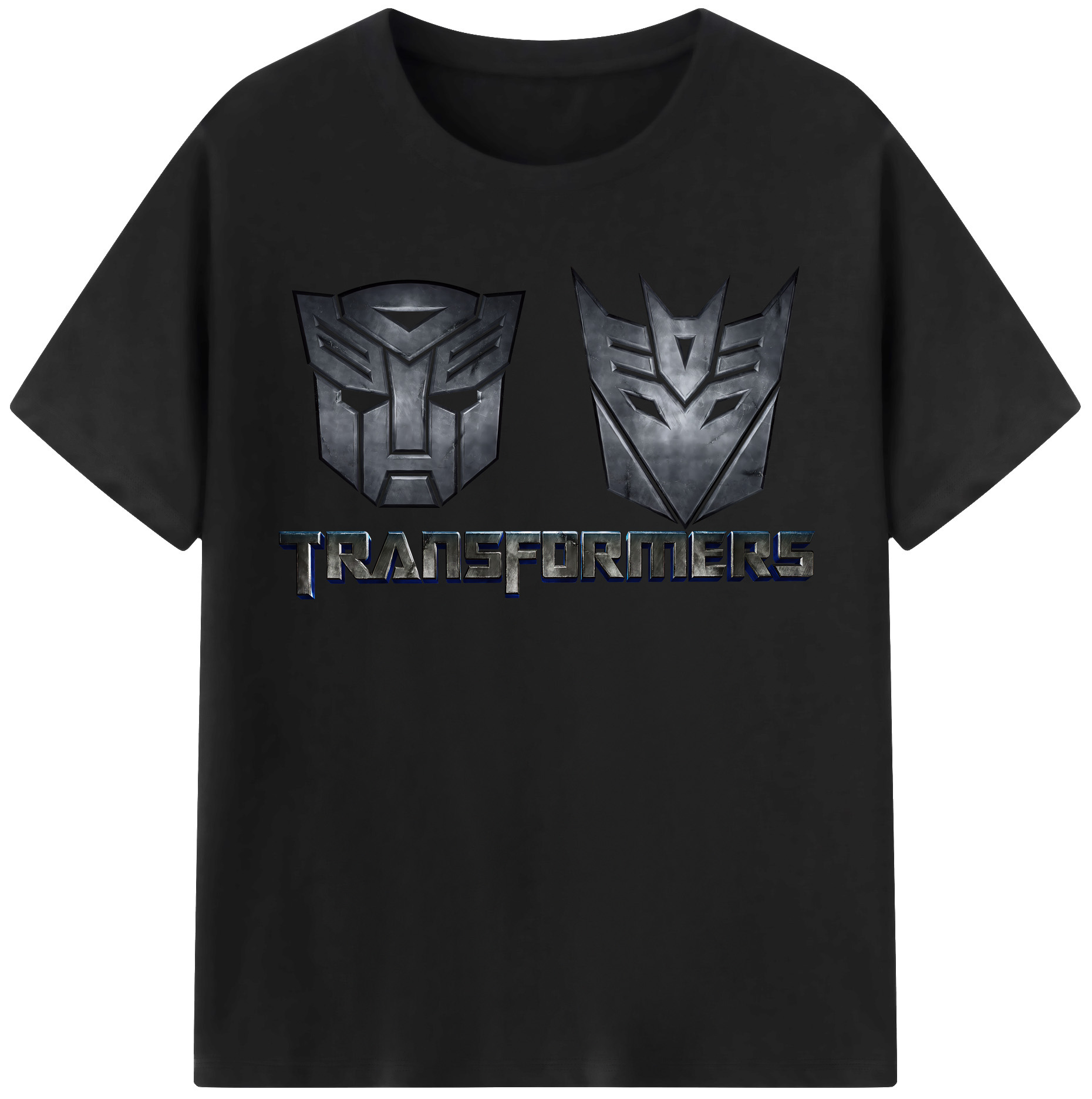 （画像用） Transformers トランスフォーマー 綿100％半袖Tシャツ（フロントプリント）