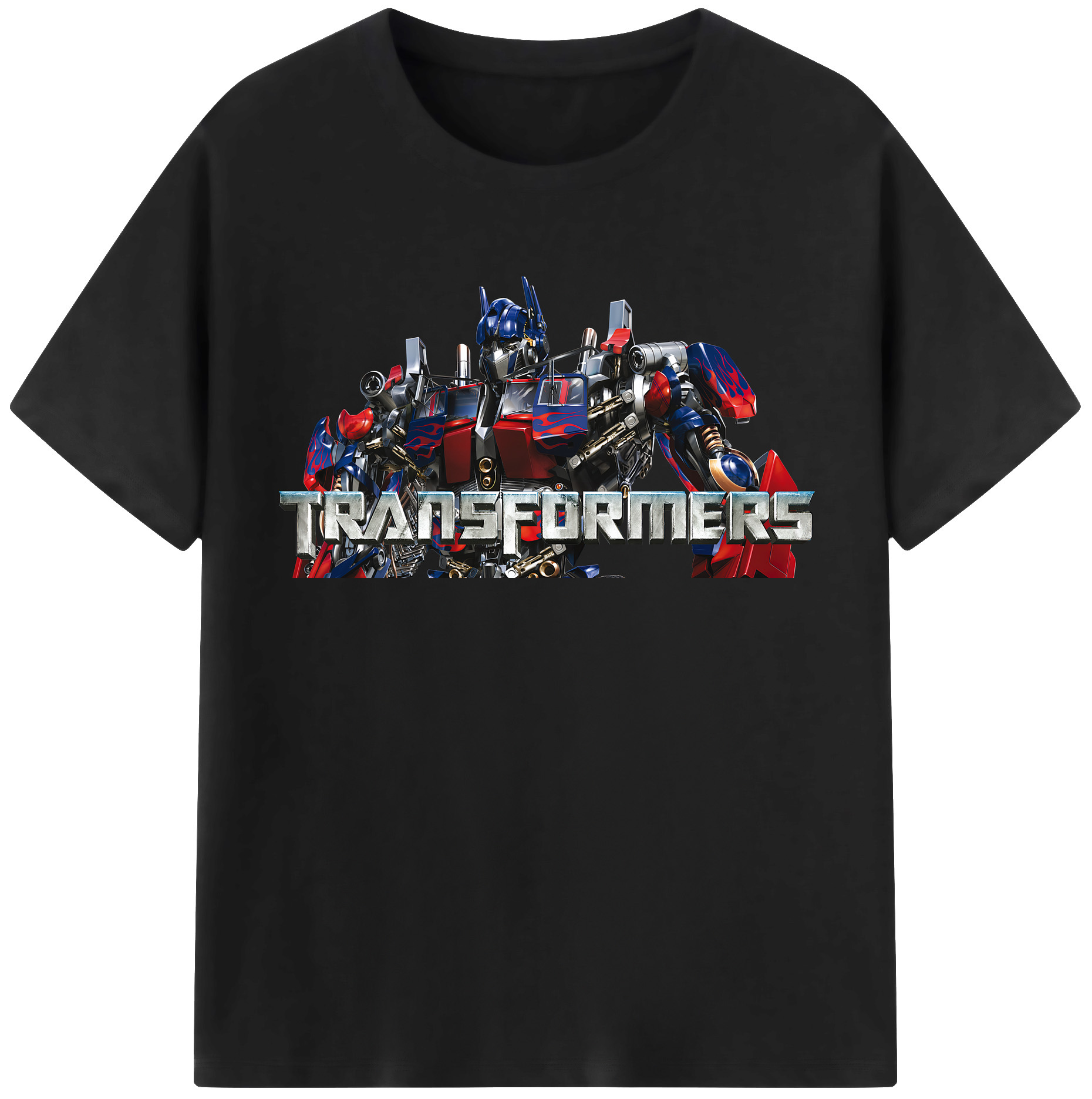 （画像用） Transformers トランスフォーマー 綿100％半袖Tシャツ（フロントプリント）
