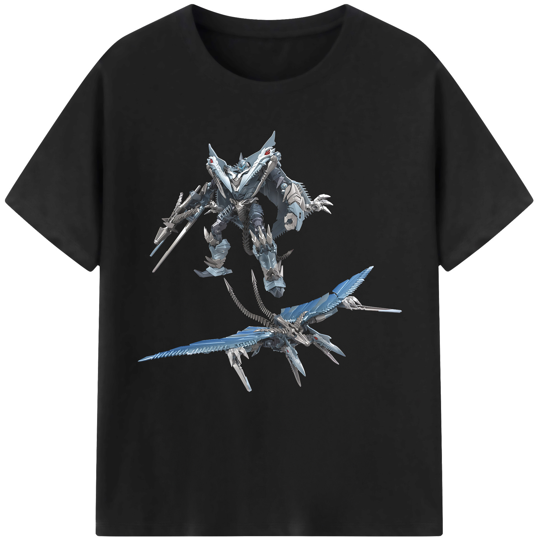 （画像用） Transformers トランスフォーマー 綿100％半袖Tシャツ（フロントプリント）