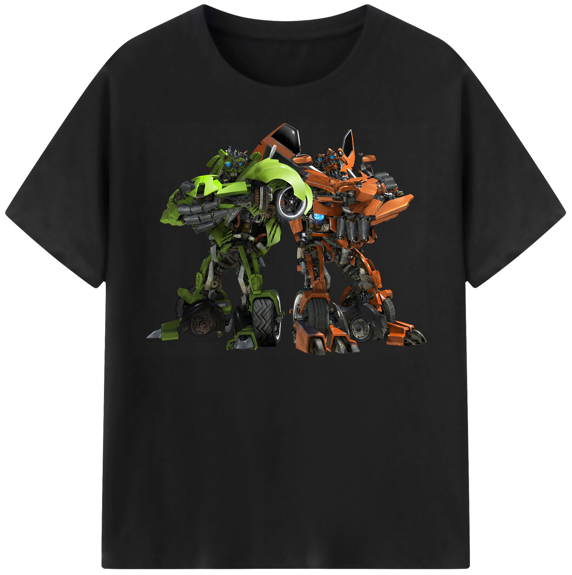 （画像用） Transformers トランスフォーマー 綿100％半袖Tシャツ（フロントプリント）