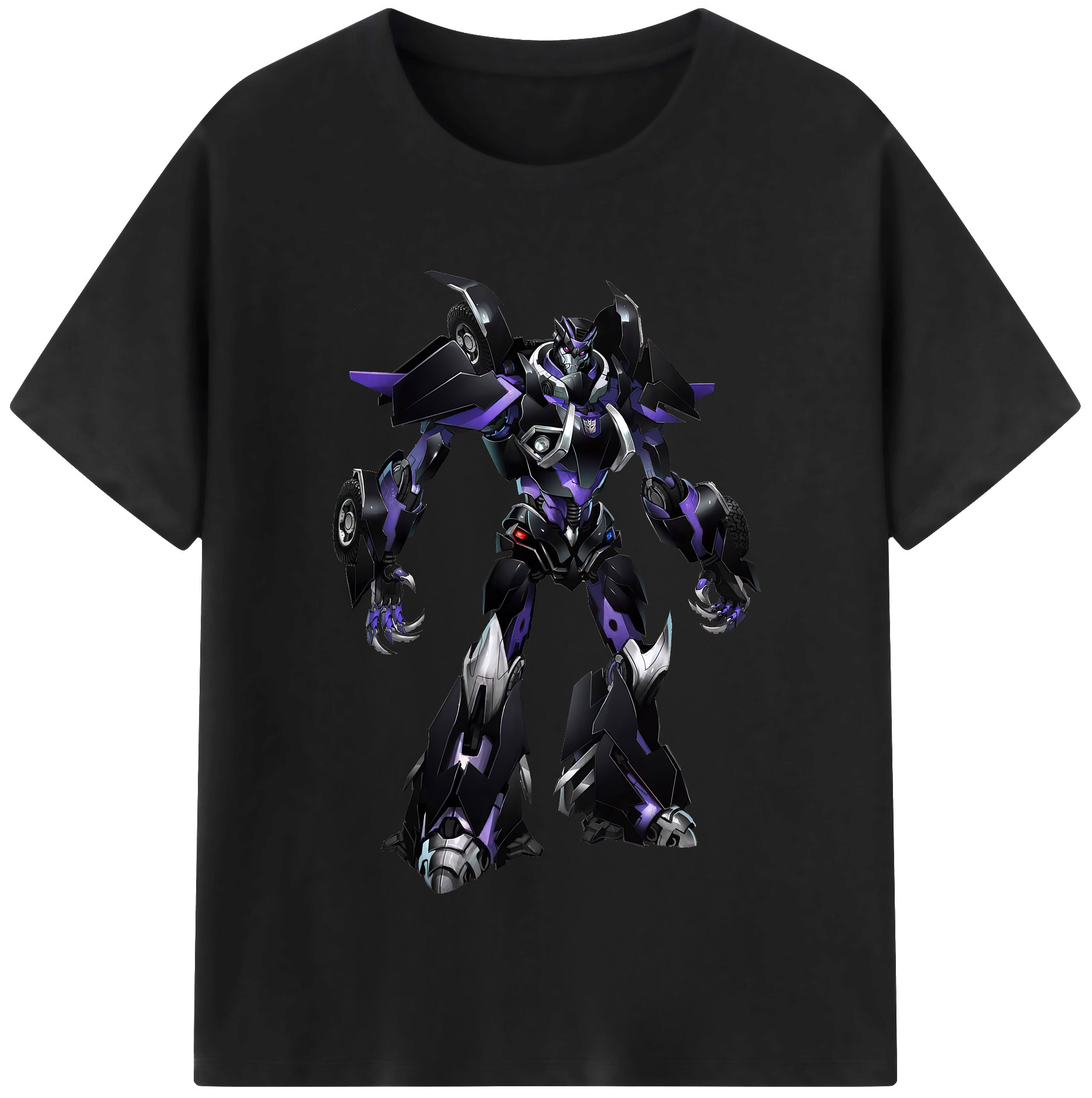 （画像用） Transformers トランスフォーマー 綿100％半袖Tシャツ（フロントプリント）
