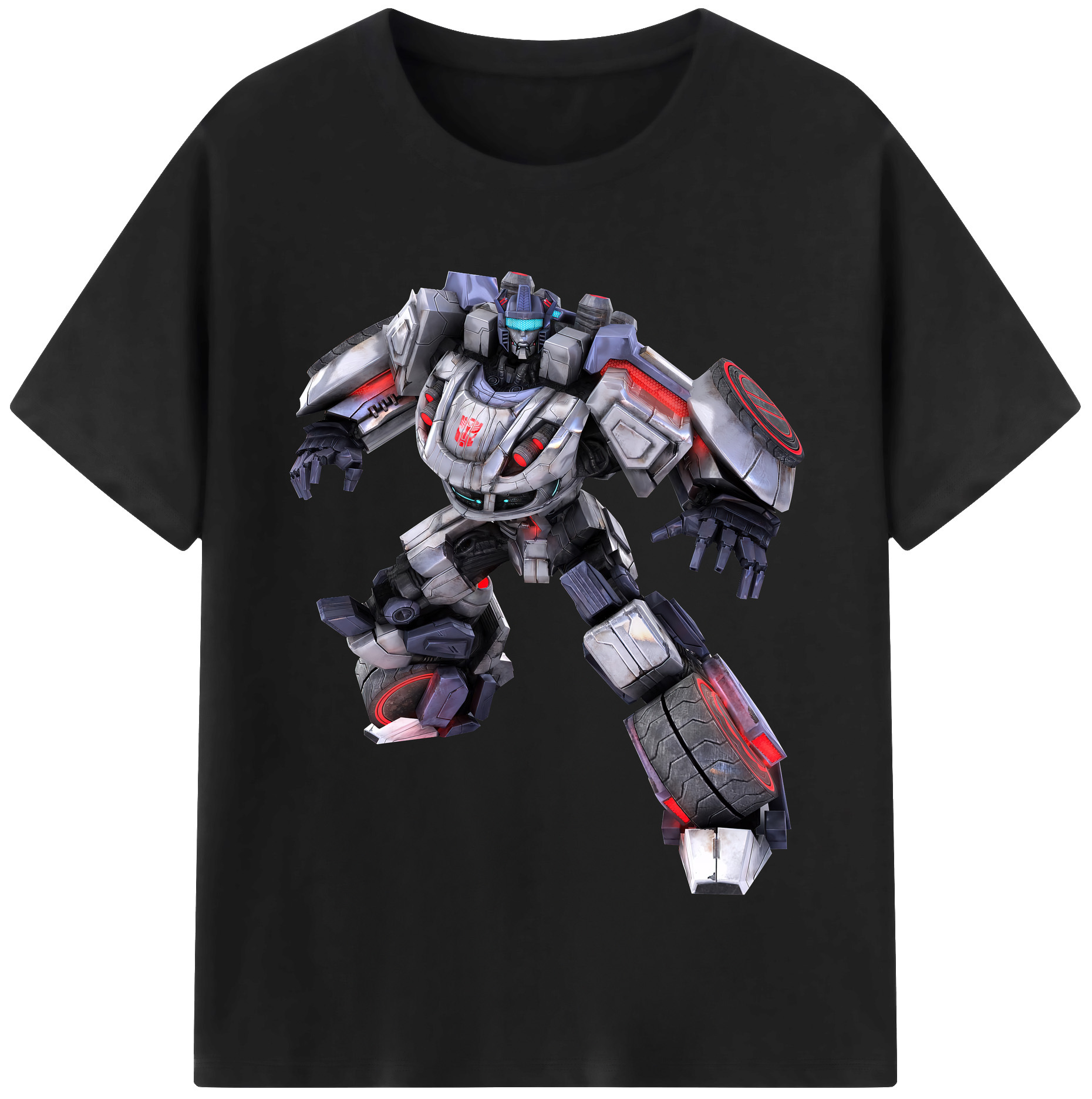 （画像用） Transformers トランスフォーマー 綿100％半袖Tシャツ（フロントプリント）