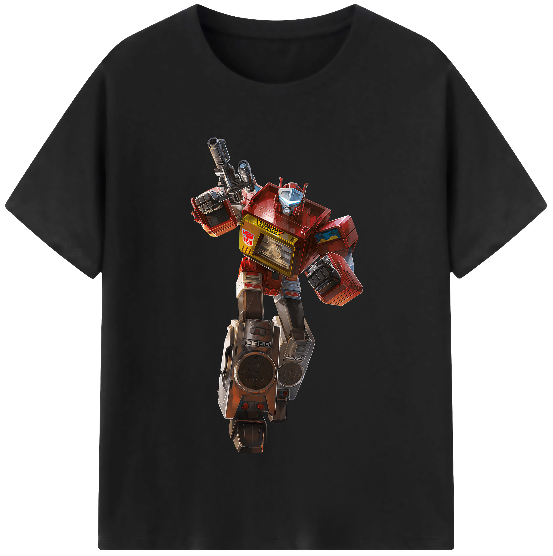 （画像用） Transformers トランスフォーマー 綿100％半袖Tシャツ（フロントプリント）