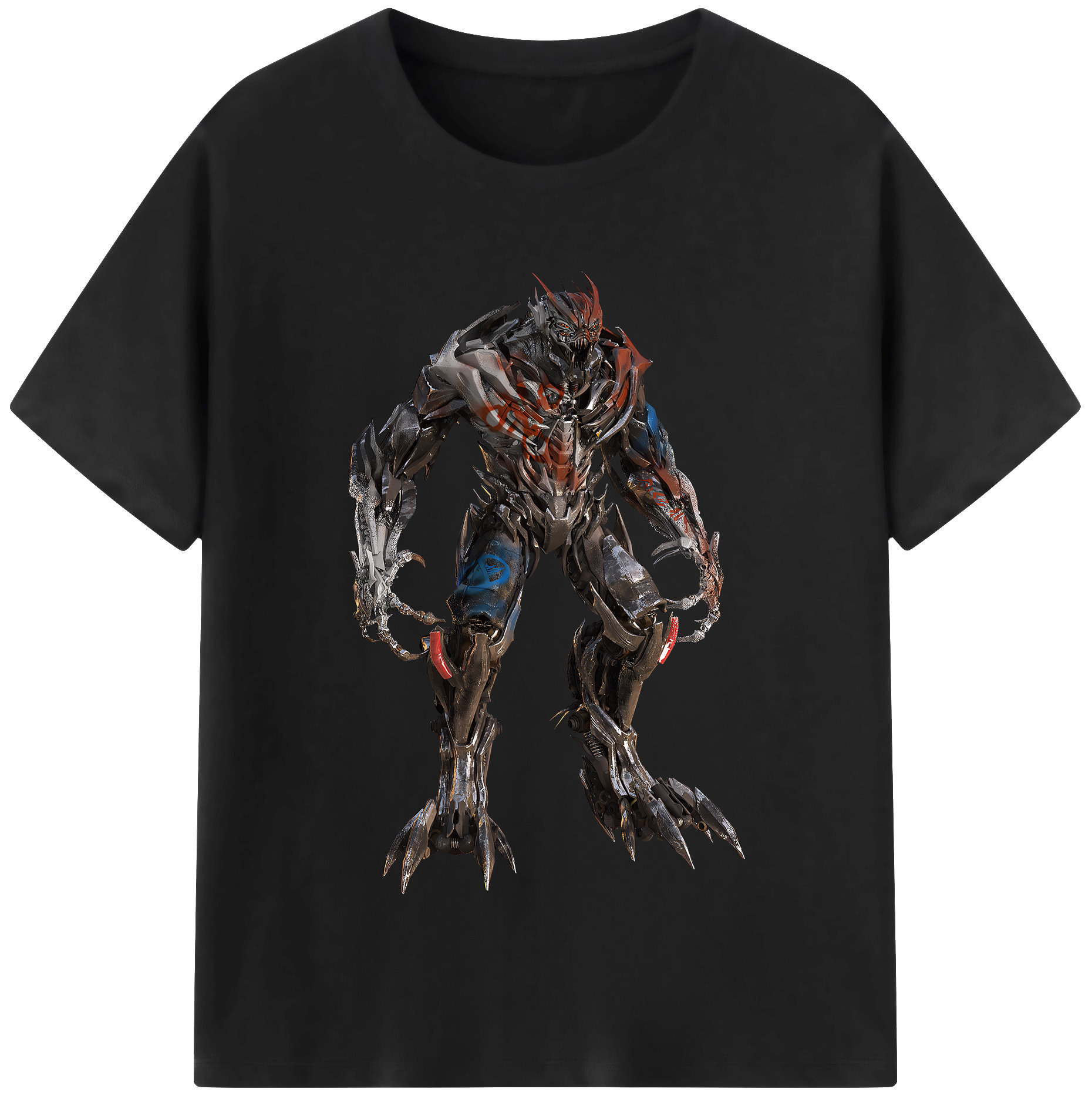 （画像用） Transformers トランスフォーマー 綿100％半袖Tシャツ（フロントプリント）