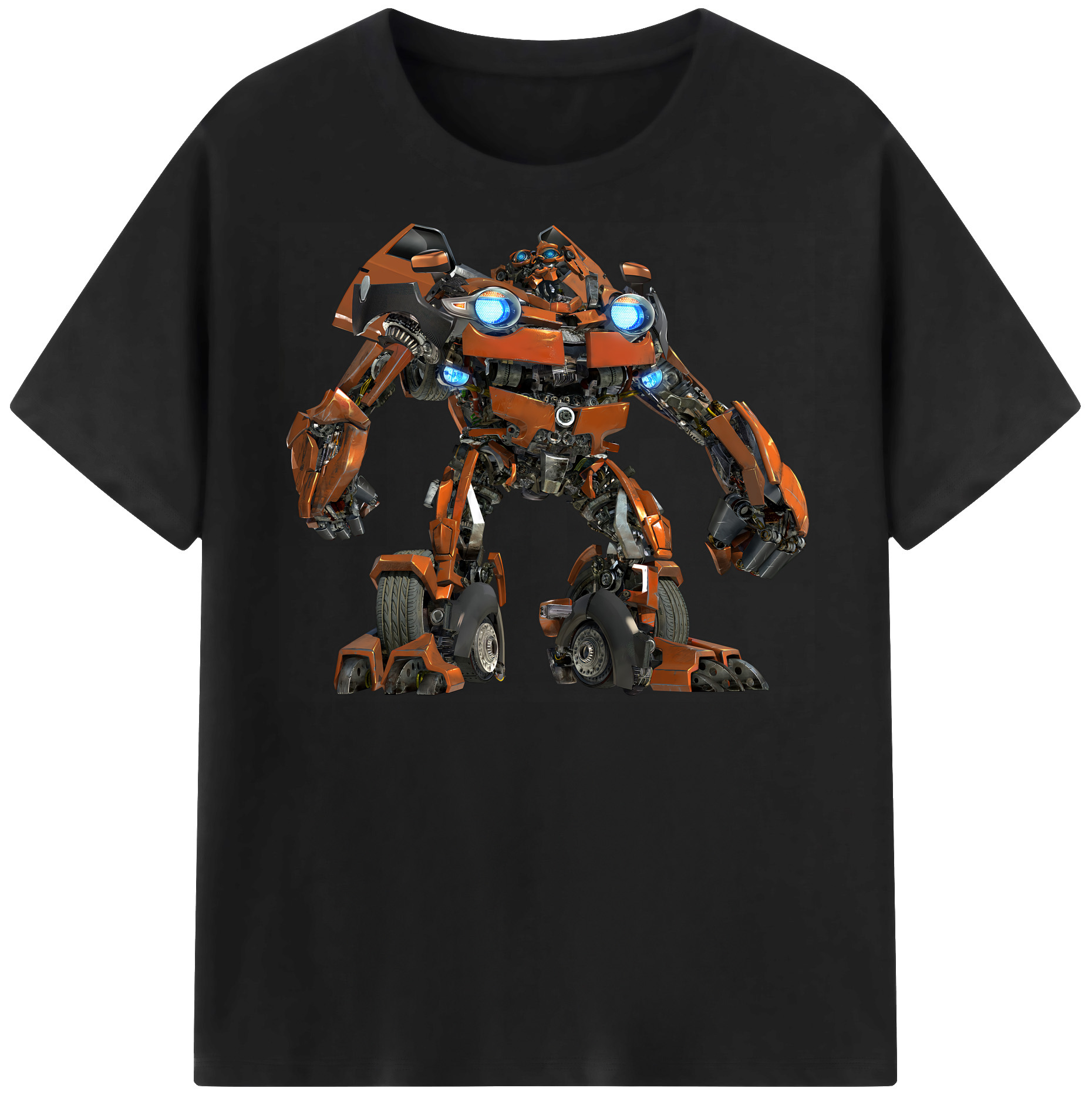 （画像用） Transformers トランスフォーマー 綿100％半袖Tシャツ（フロントプリント）