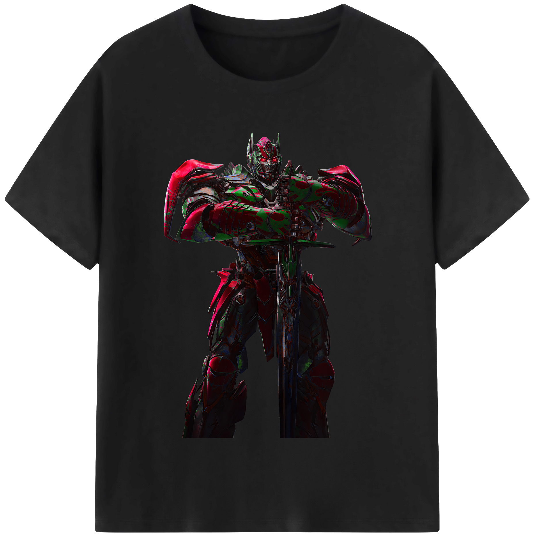 （画像用） Transformers トランスフォーマー 綿100％半袖Tシャツ（フロントプリント）