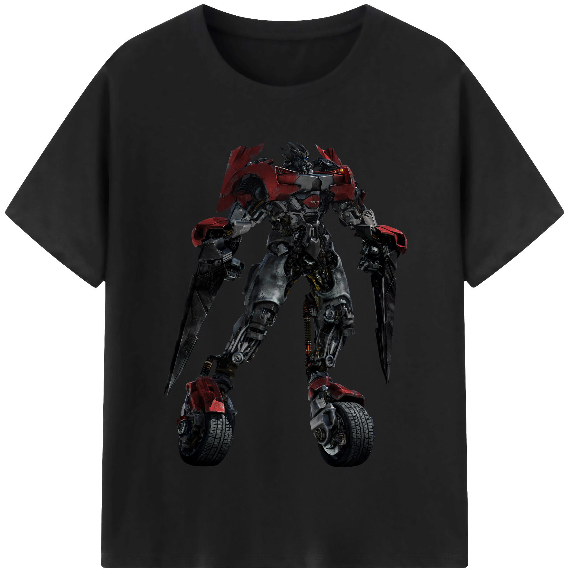 （画像用） Transformers トランスフォーマー 綿100％半袖Tシャツ（フロントプリント）